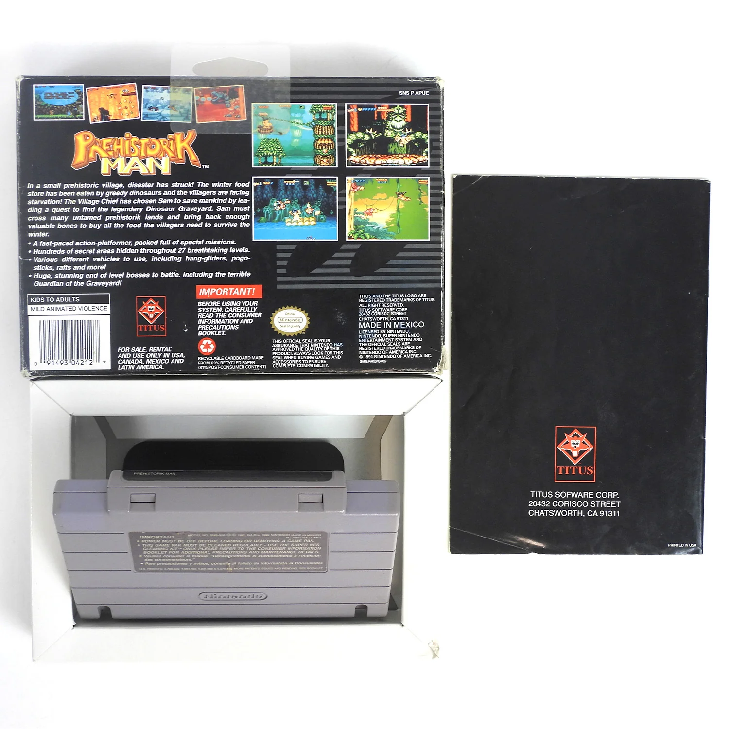 Prehistorik Man (Super Nintendo / SNES) - Image 2