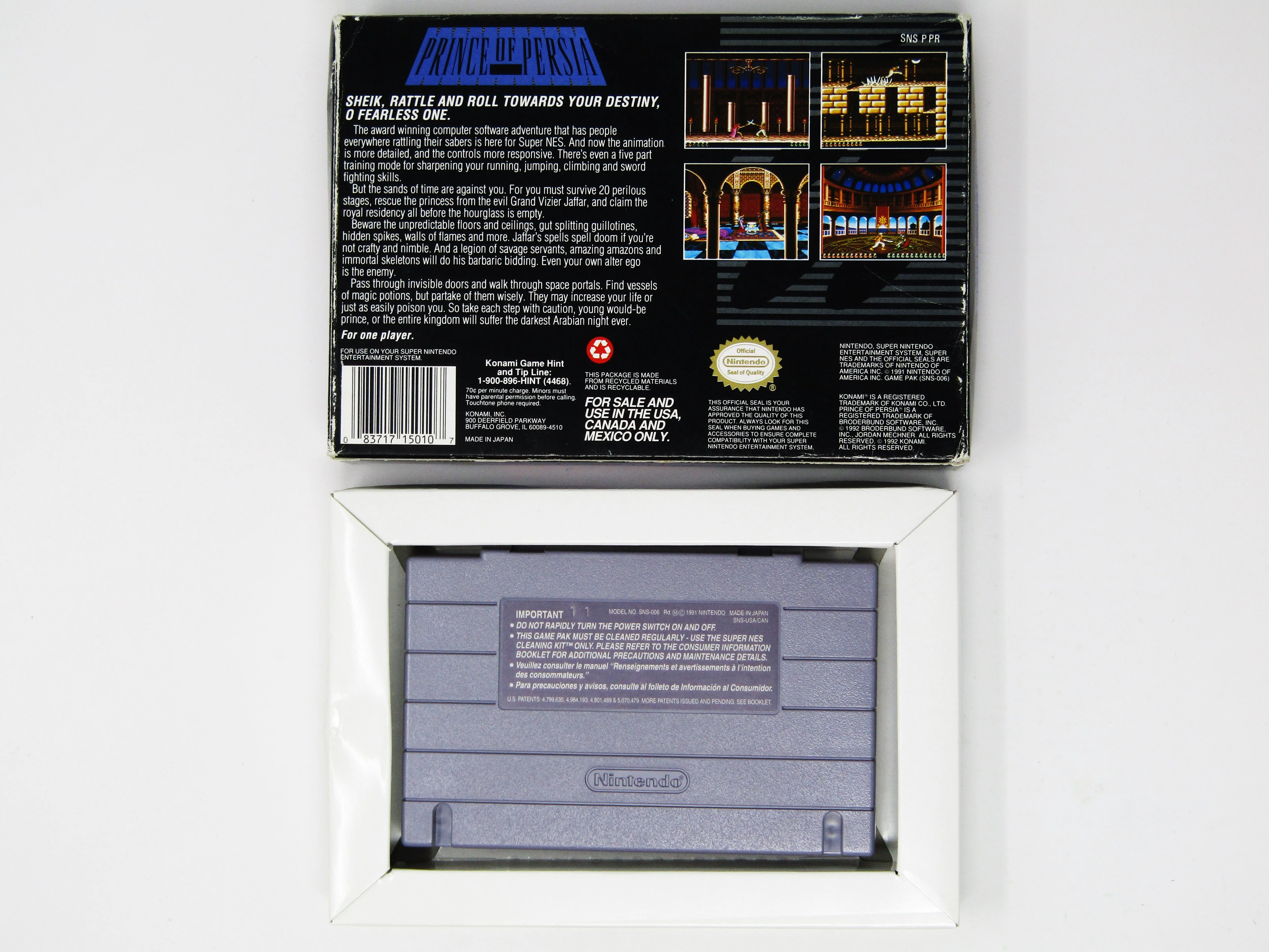 Prince Of Persia (Super Nintendo / SNES) - Image 5