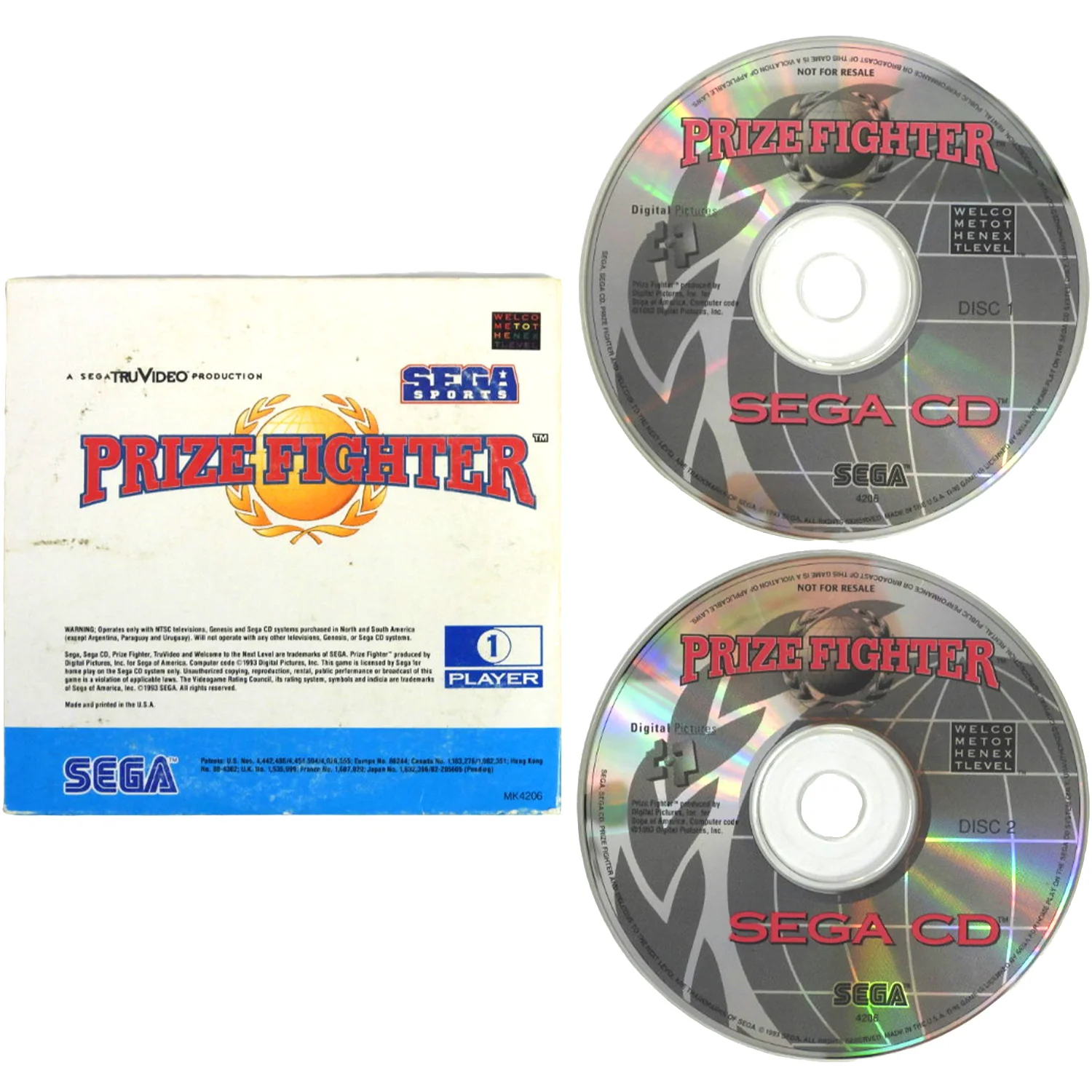 Prize Fighter [Not For Resale] (Sega CD) - Image 2