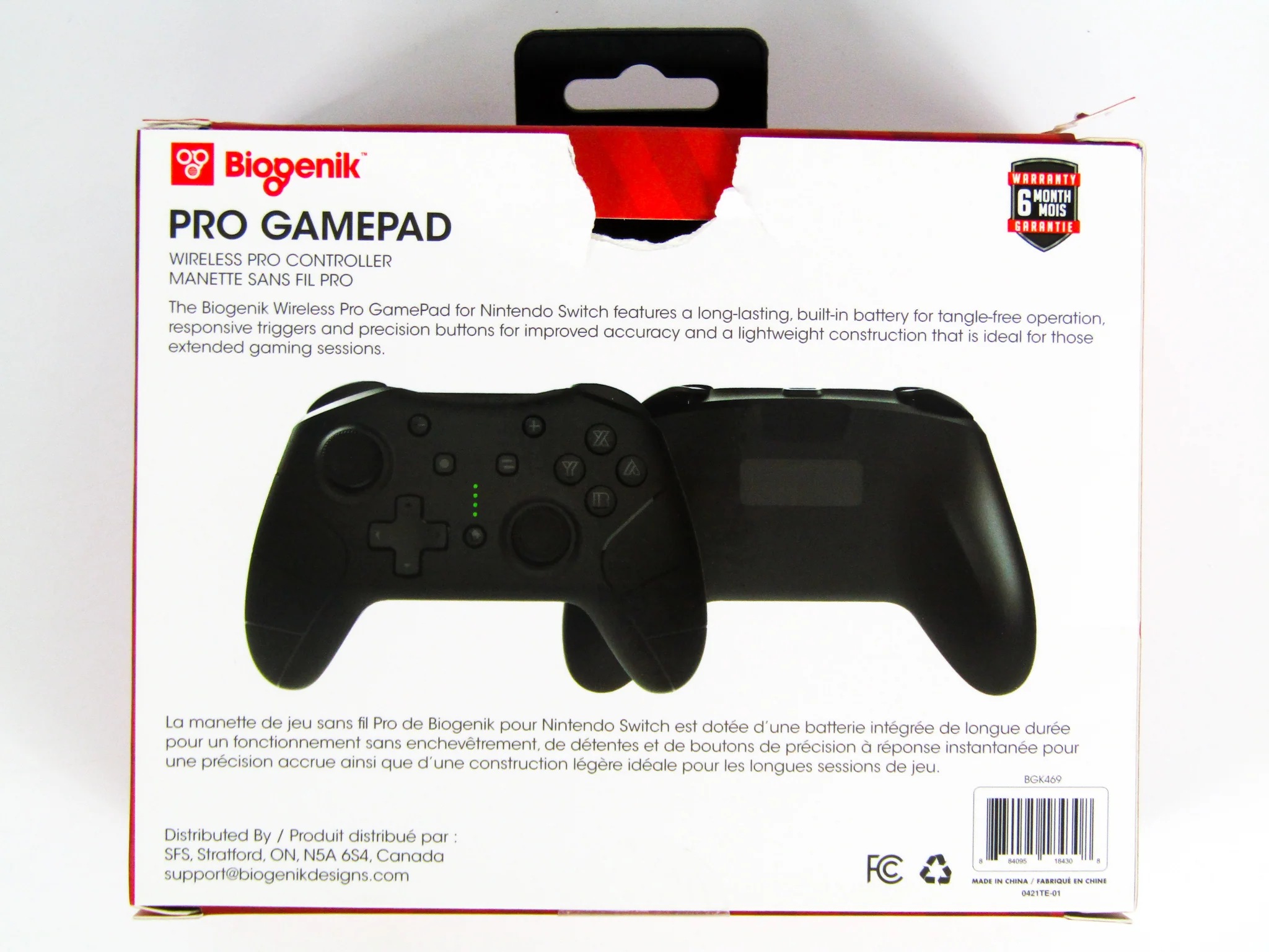 Pro Gamepad [Biogenik] (Nintendo Switch) - Image 2