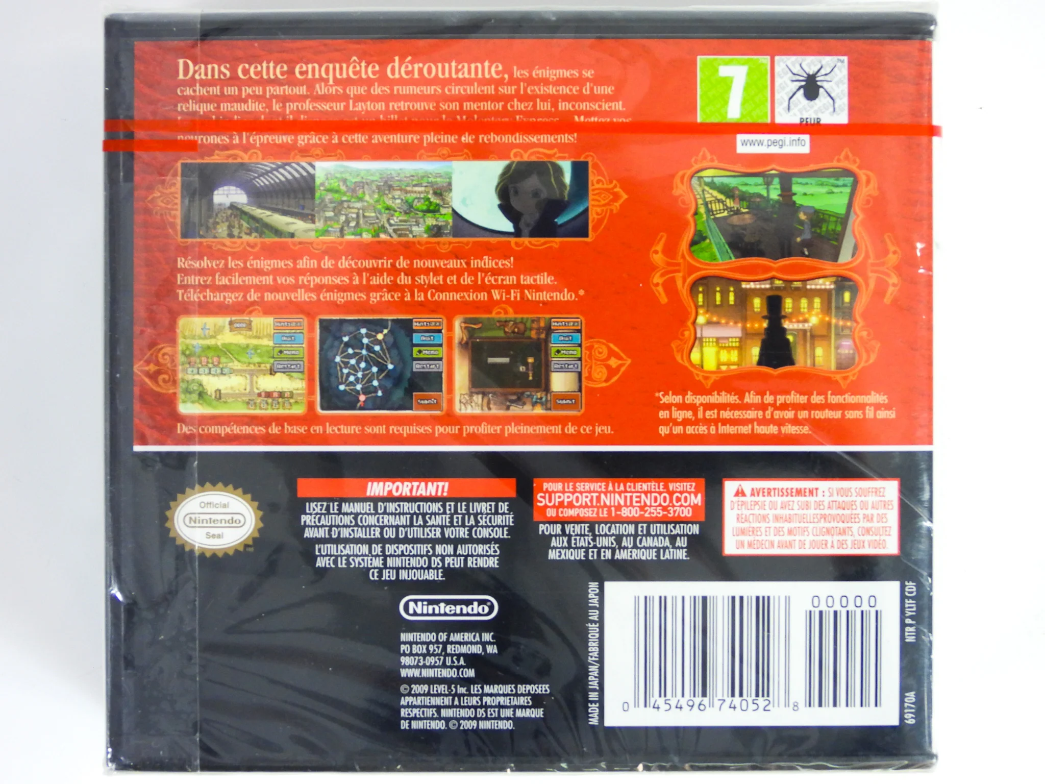 Professor Layton And Pandora's Box [4Pack] [French Version] [PAL] (Nintendo DS) - Image 2