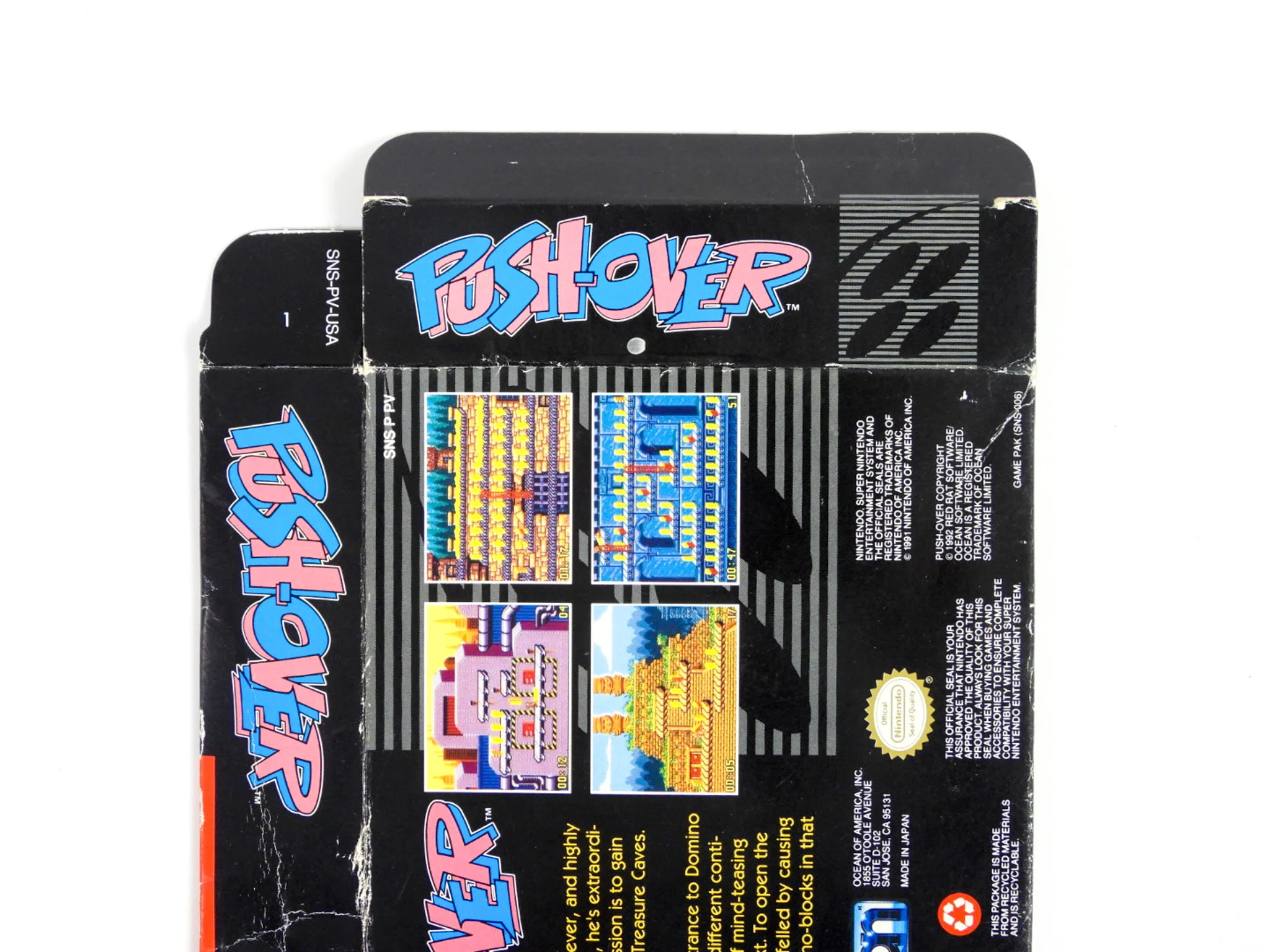 Push-Over [Box] (Super Nintendo / SNES) - Image 4