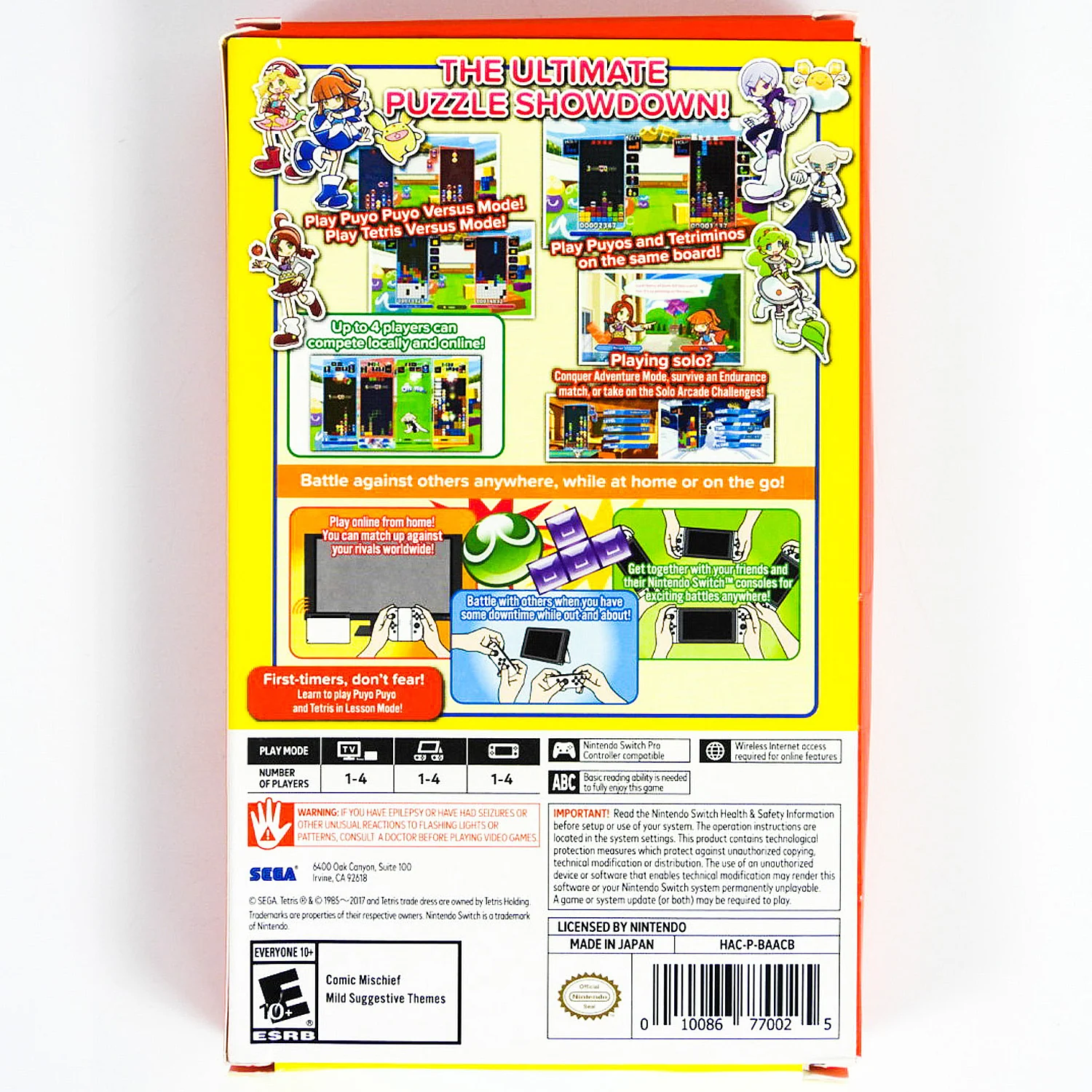 Puyo Puyo Tetris [Launch Edition] (Nintendo Switch) - Image 8