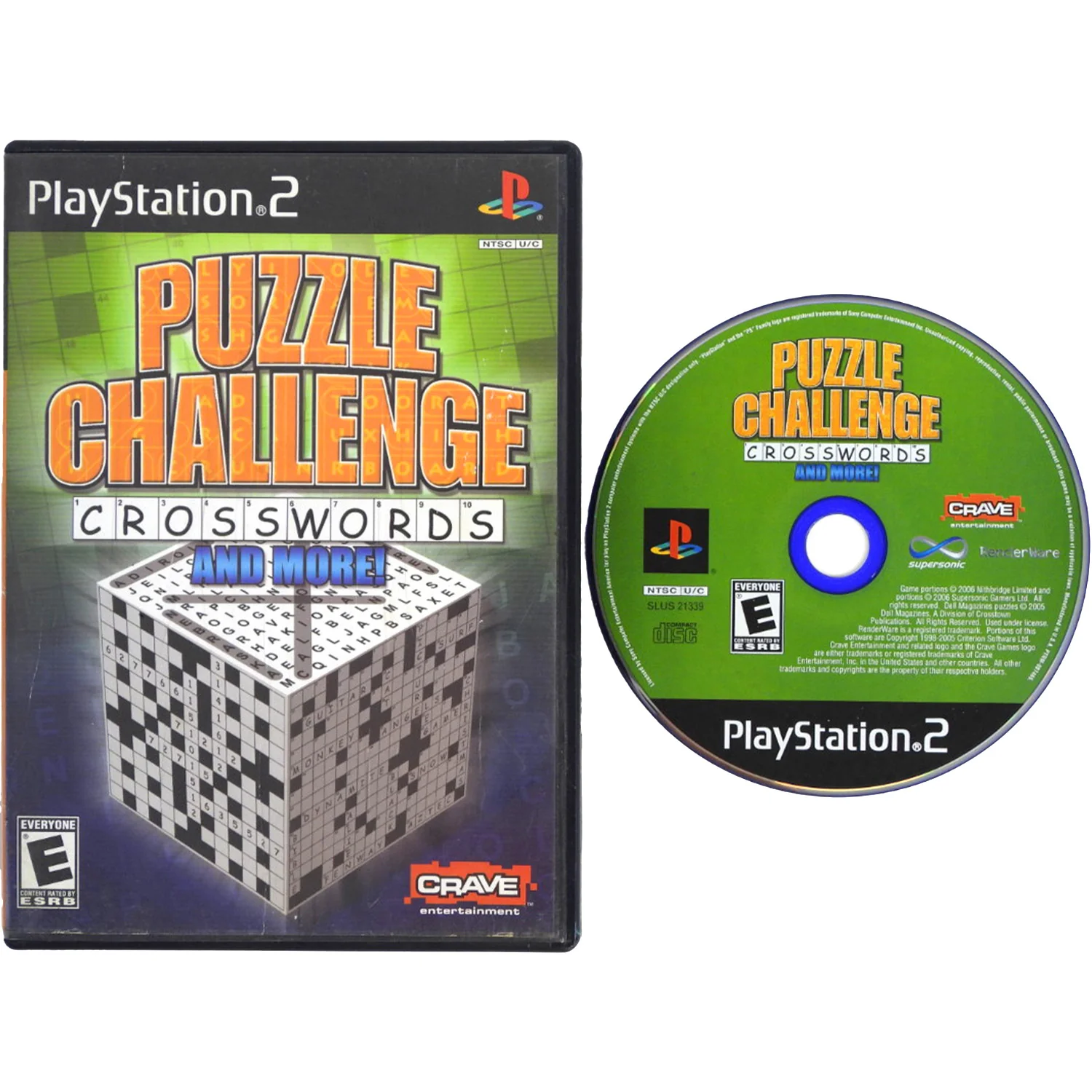 Puzzle Challenge Crosswords and More (PlayStation 2 / PS2) - Image 3