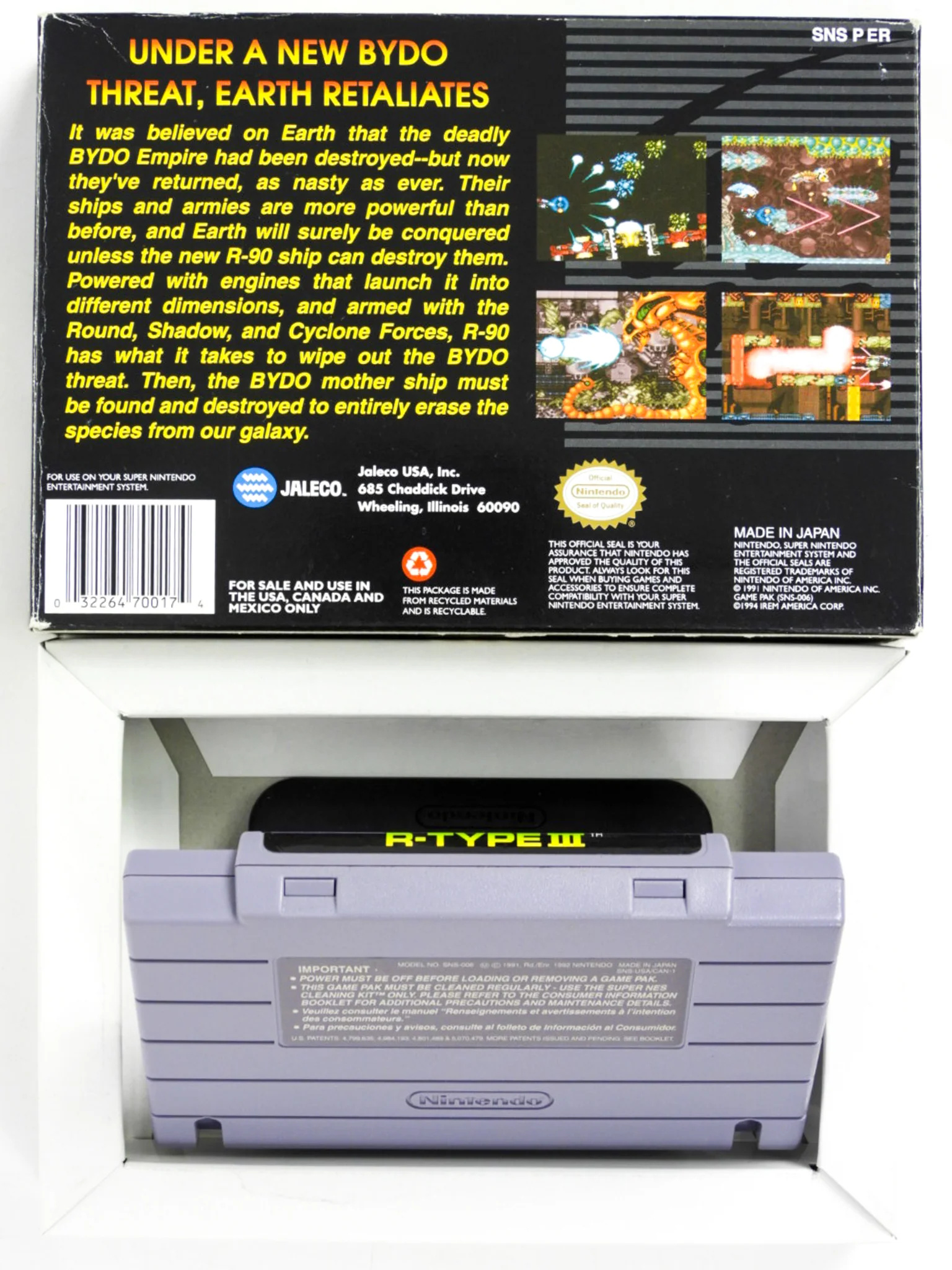 R-Type III 3: The Third Lightning (Super Nintendo / SNES) - Image 2