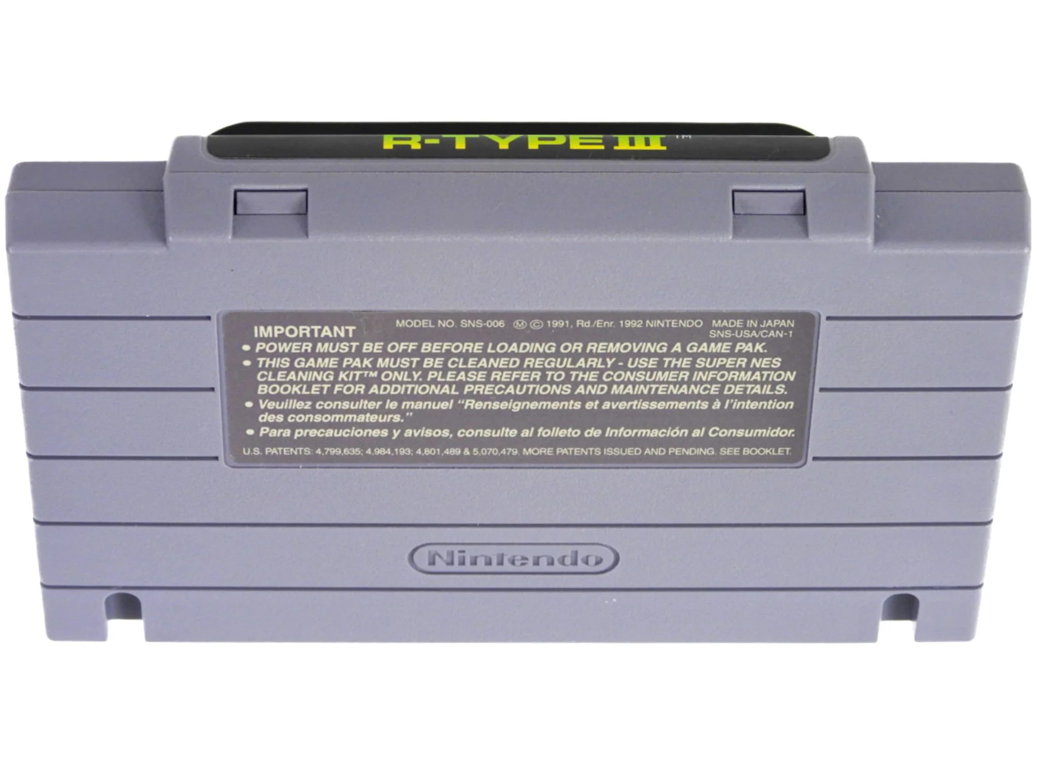 R-Type III 3: The Third Lightning (Super Nintendo / SNES) - Image 4