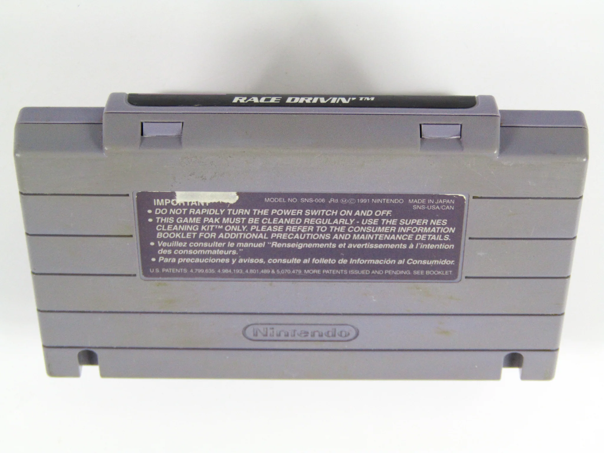 Race Drivin' (Super Nintendo / SNES) - Image 4
