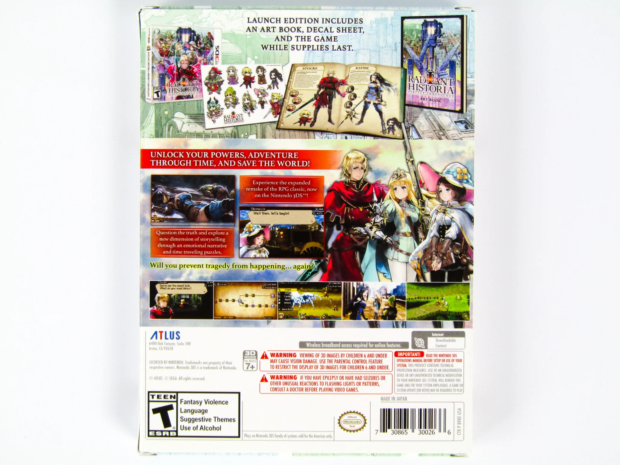 Radiant Historia: Perfect Chronology [Launch Edition] (Nintendo 3DS) - Image 2