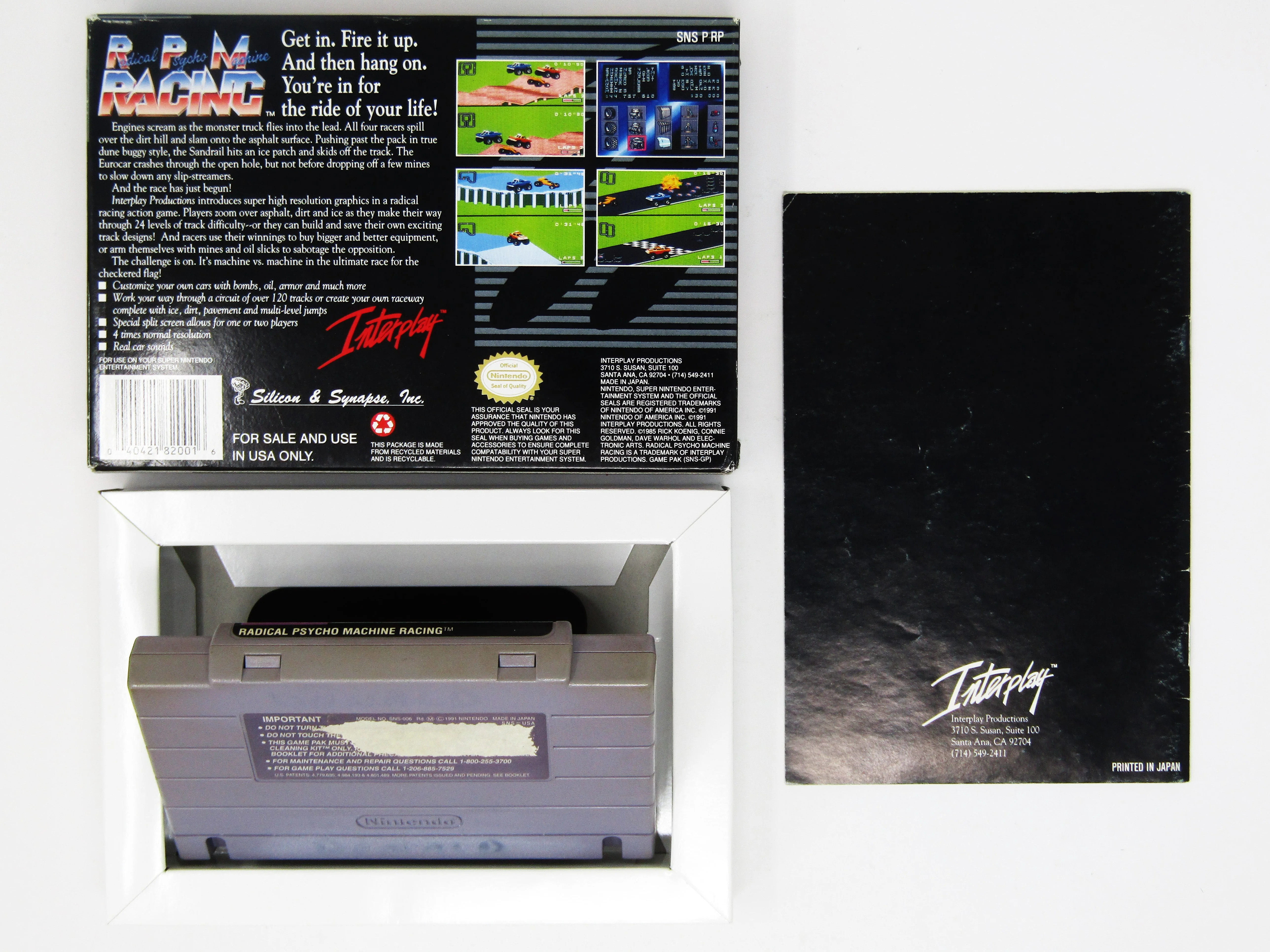 Radical Psycho Machine RPM Racing (Super Nintendo / SNES) - Image 2