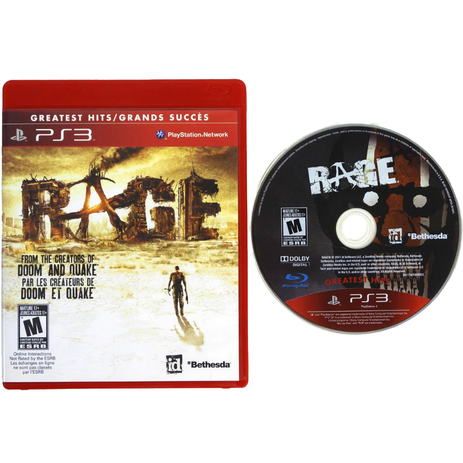 Rage [Greatest Hits] (PlayStation 3 / PS3)