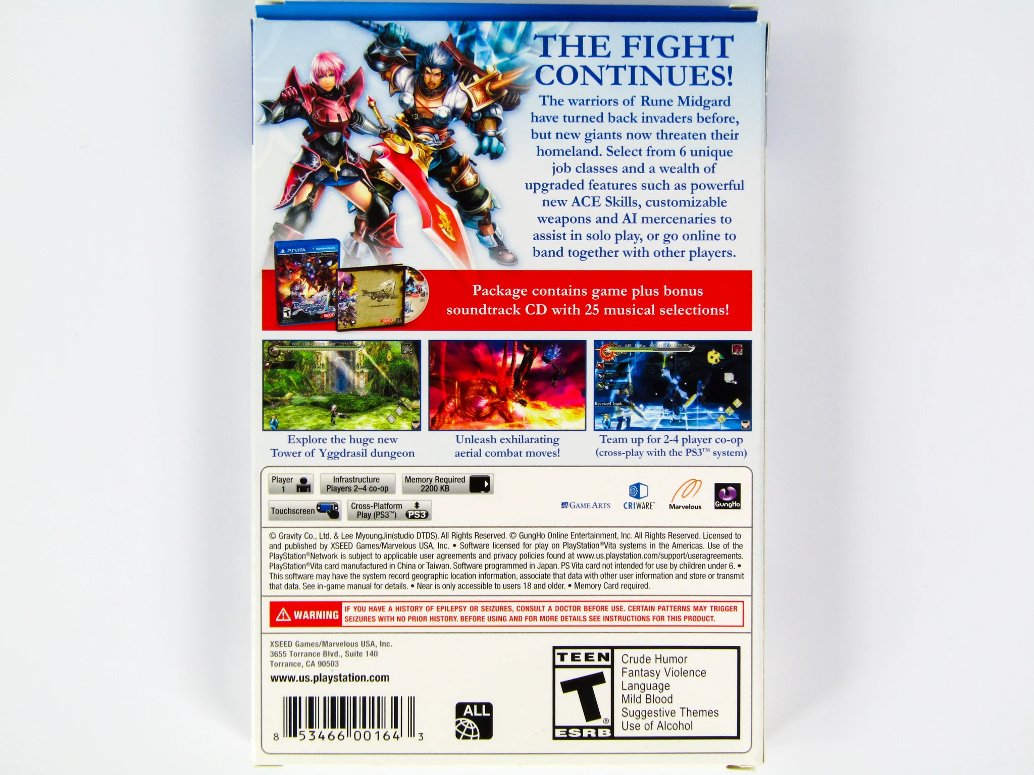 Ragnarok Odyssey Ace [Launch Edition] (PlayStation Vita / PS Vita) - Image 2