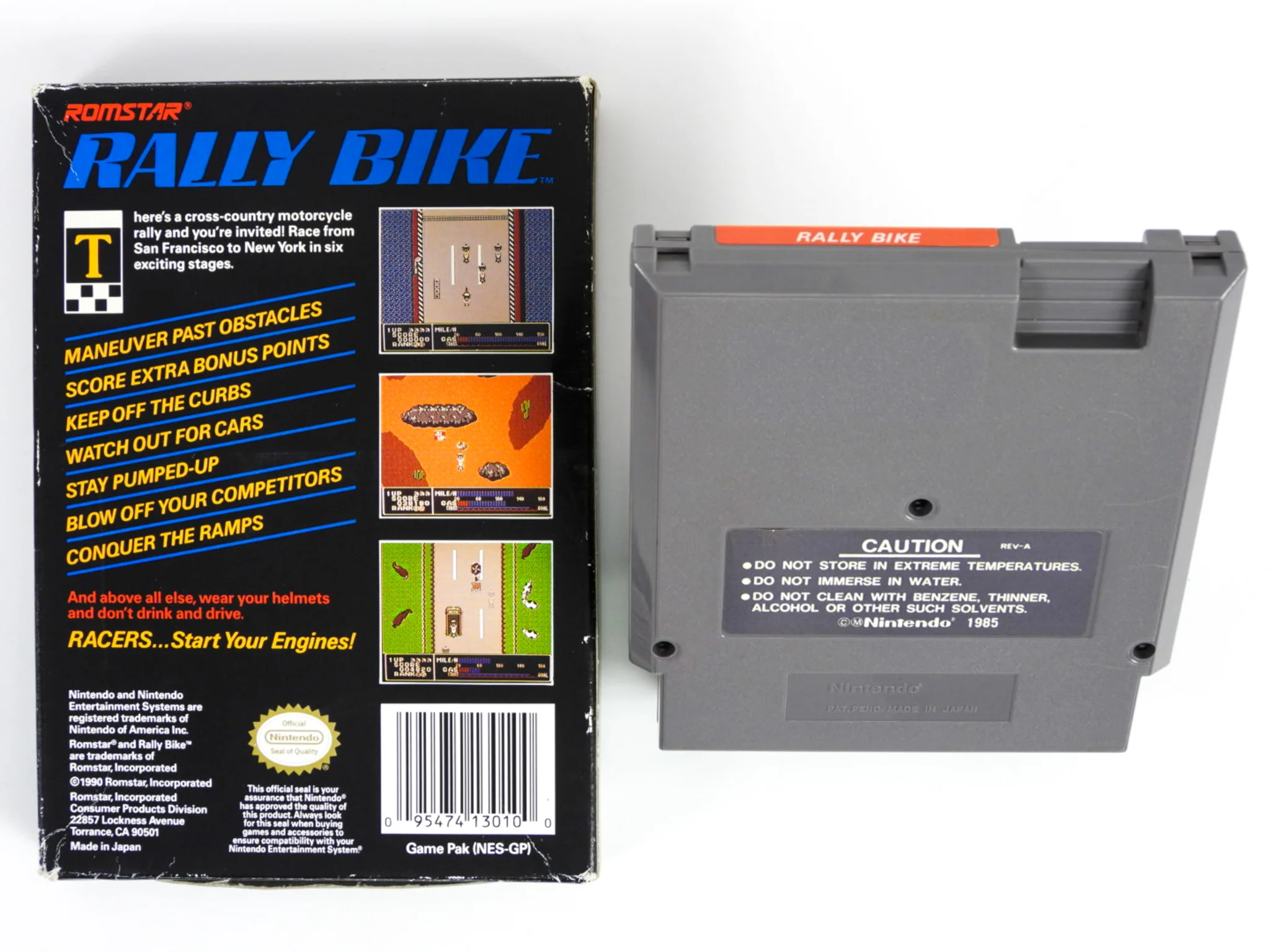 Rally Bike (Nintendo / NES) - Image 2