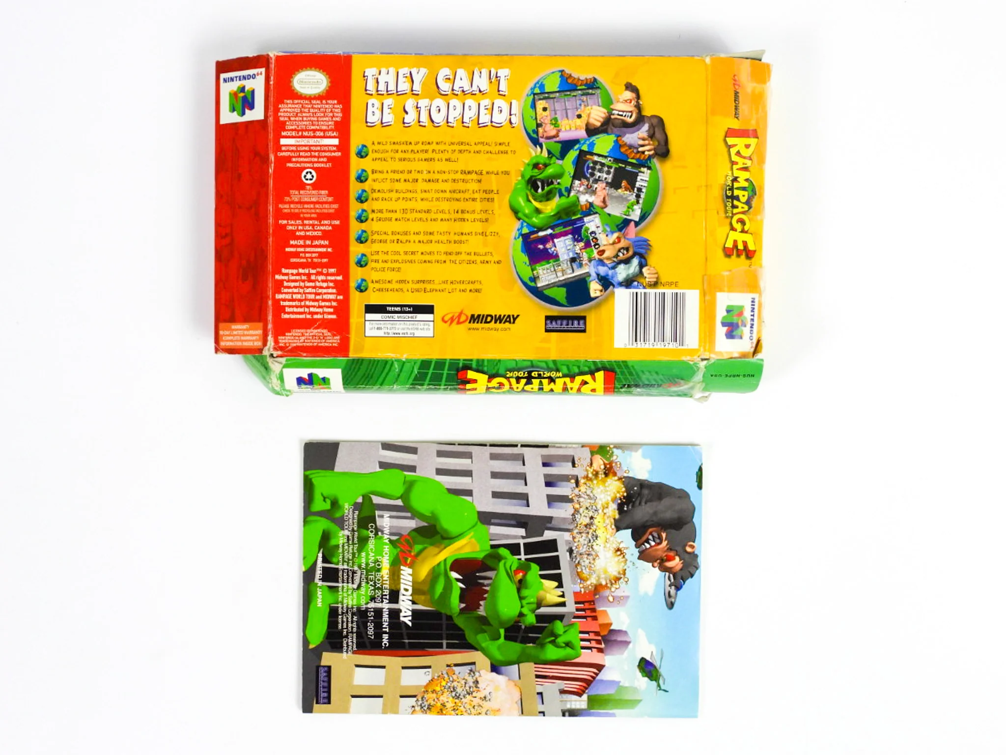 Rampage World Tour [Box] (Nintendo 64 / N64) - Image 2