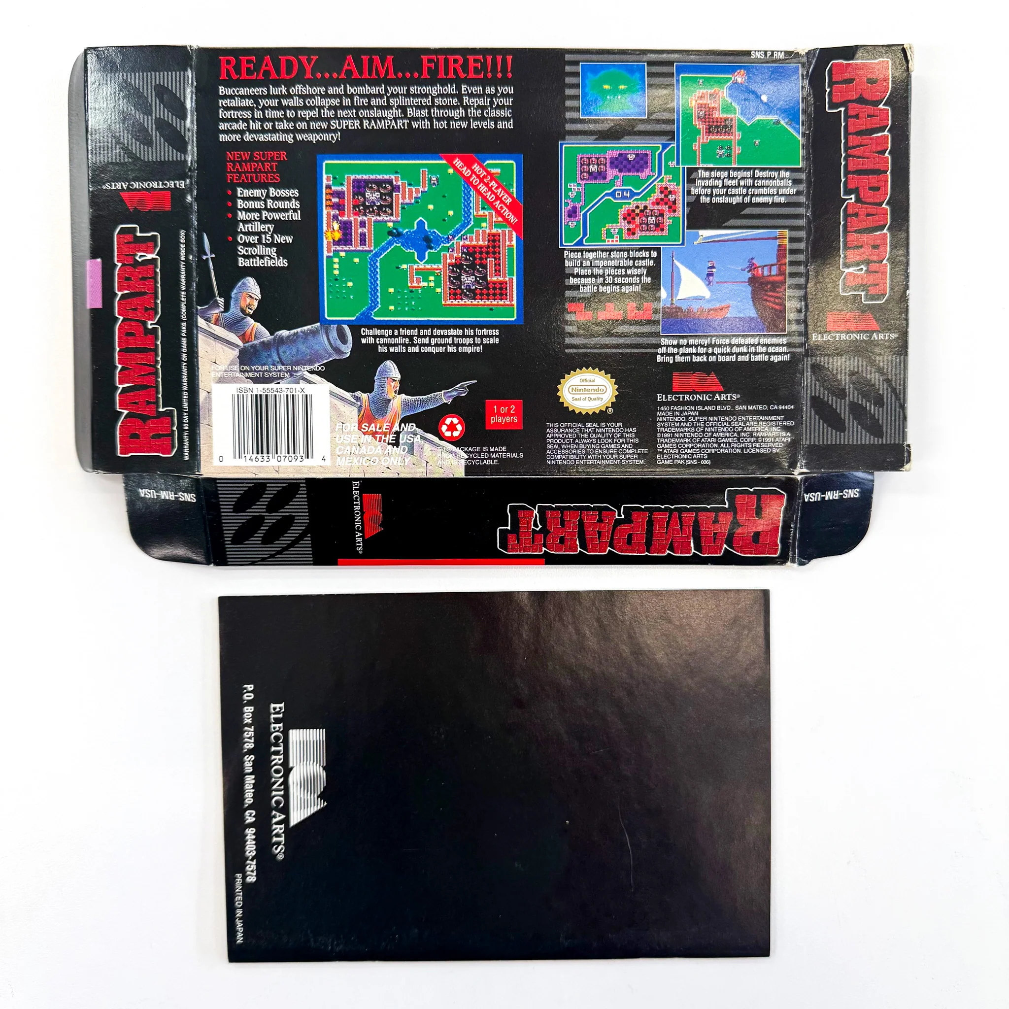 Rampart [Box] (Super Nintendo / SNES) - Image 2