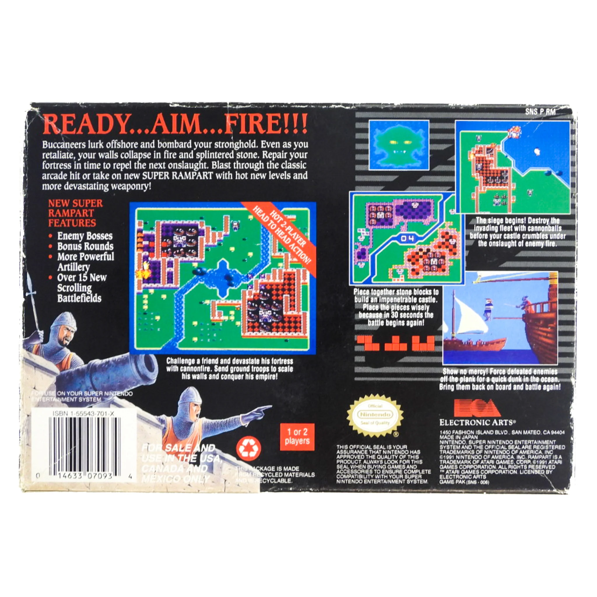 Rampart (Super Nintendo / SNES) - Image 4