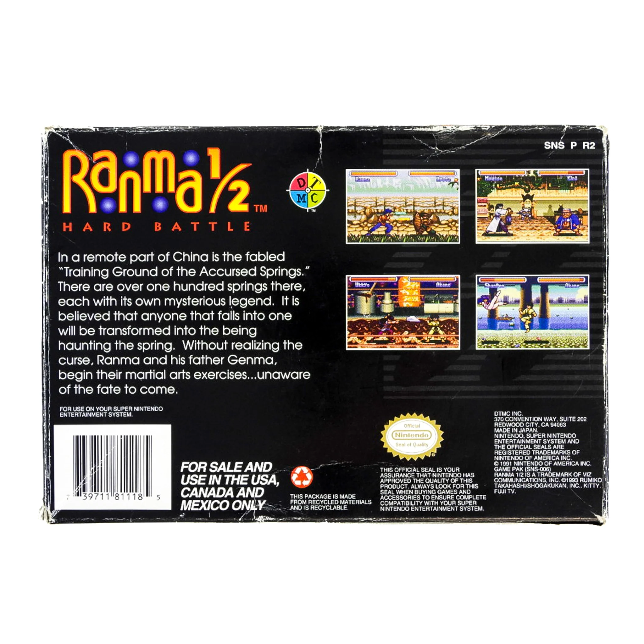 Ranma 1/2 Hard Battle (Super Nintendo / SNES) - Image 4