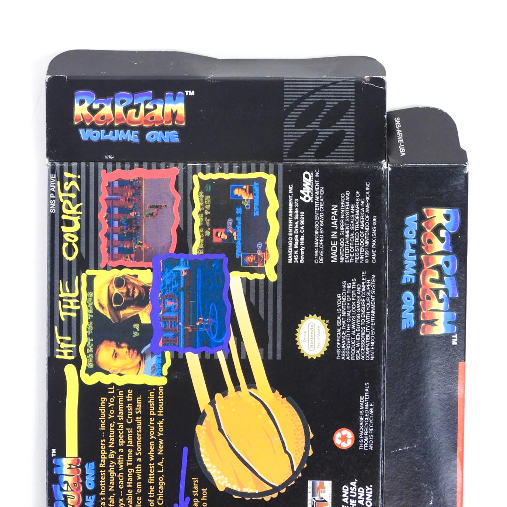 RapJam Volume One [Box] (Super Nintendo / SNES) - Image 3