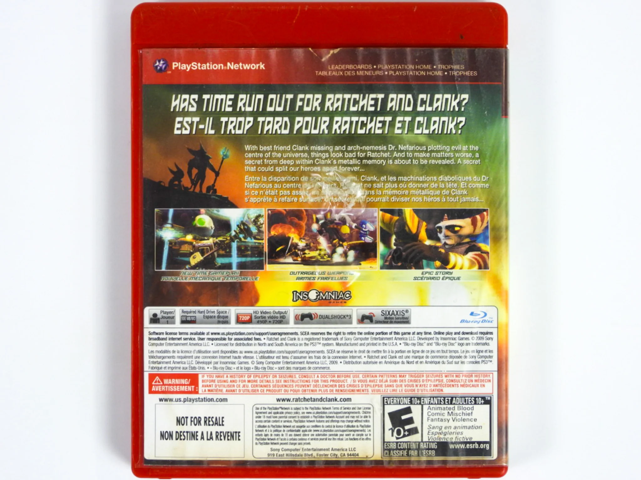 Ratchet & Clank Future: A Crack In Time [Greatest Hits] (PlayStation 3 / PS3) - Image 3