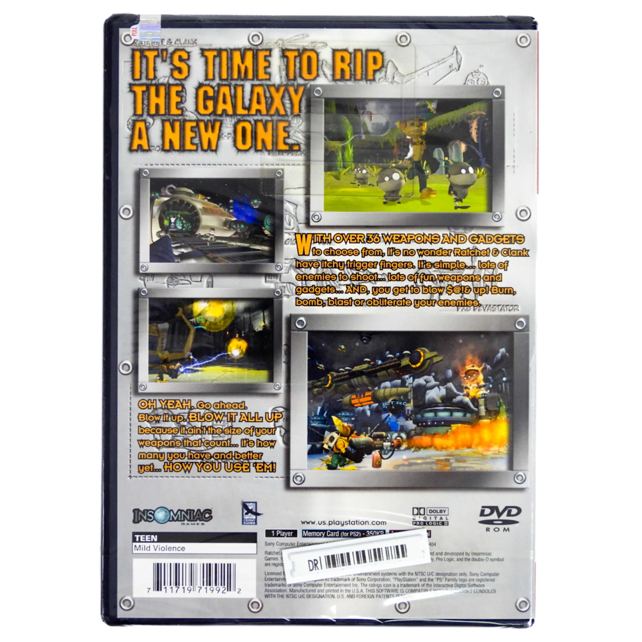 Ratchet & Clank [Greatest Hits] (PlayStation 2 / PS2) - Image 2