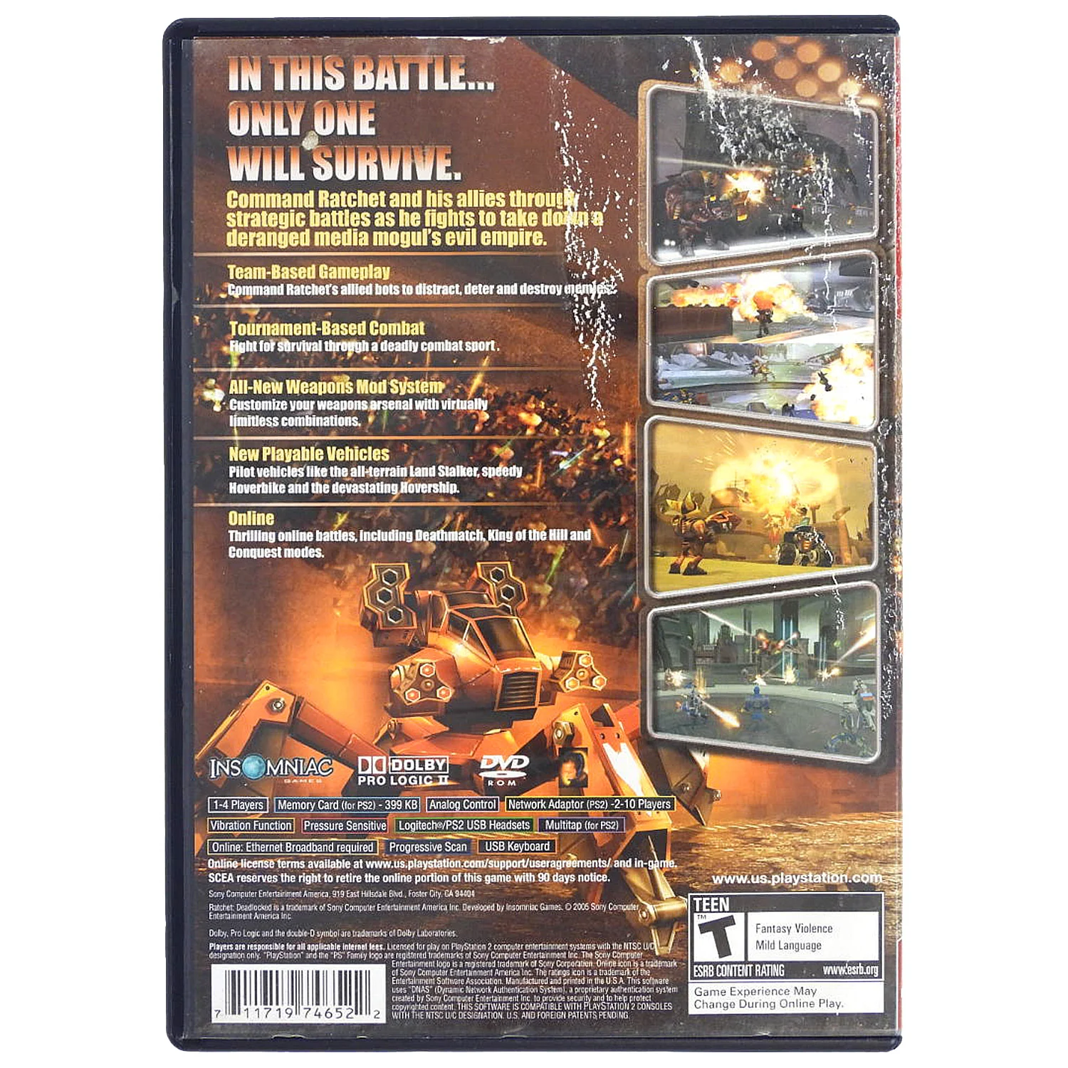 Ratchet Deadlocked [Greatest Hits] (PlayStation 2 / PS2) - Image 5