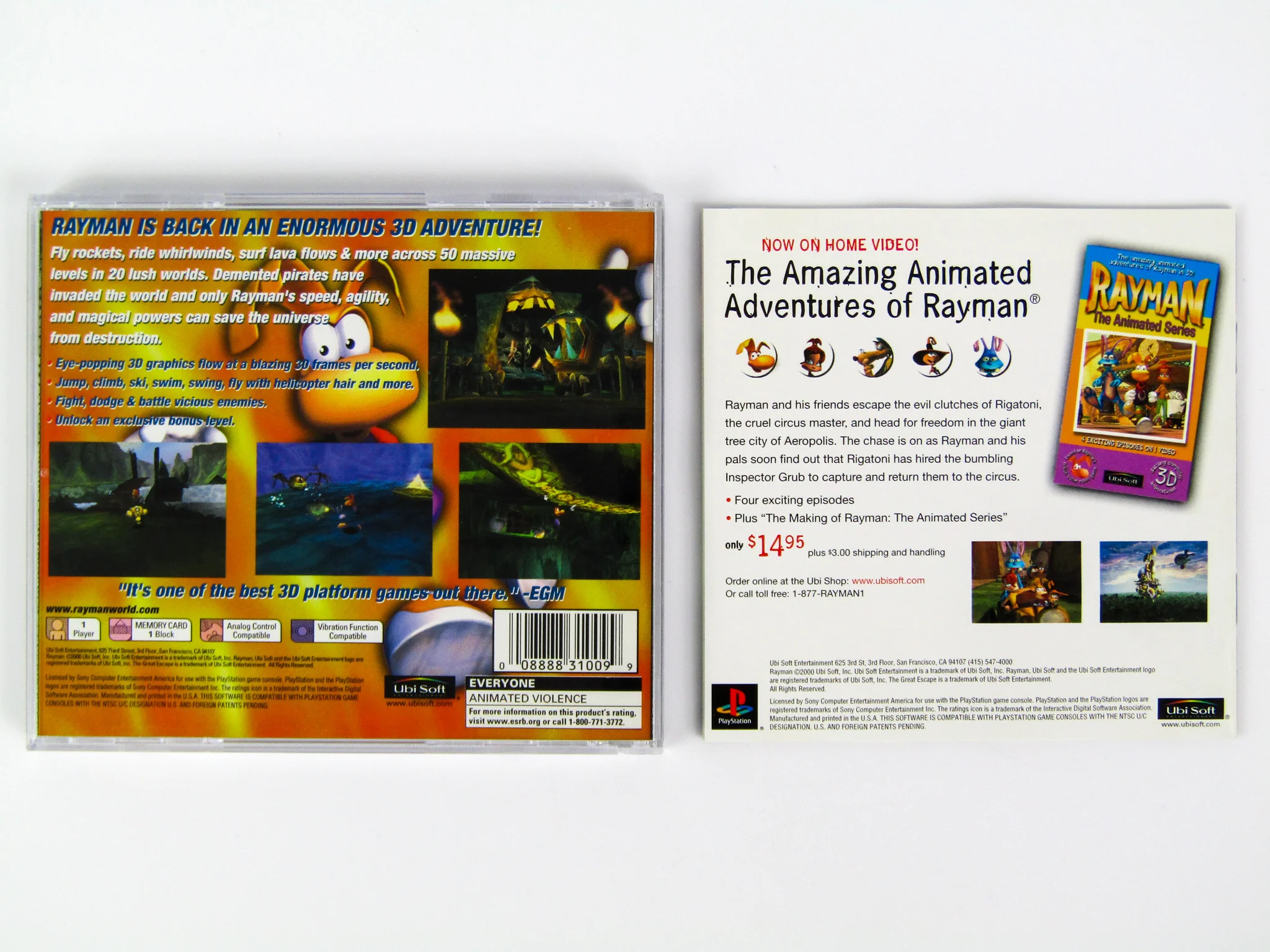 Rayman 2: The Great Escape (PlayStation / PS1) - Image 5