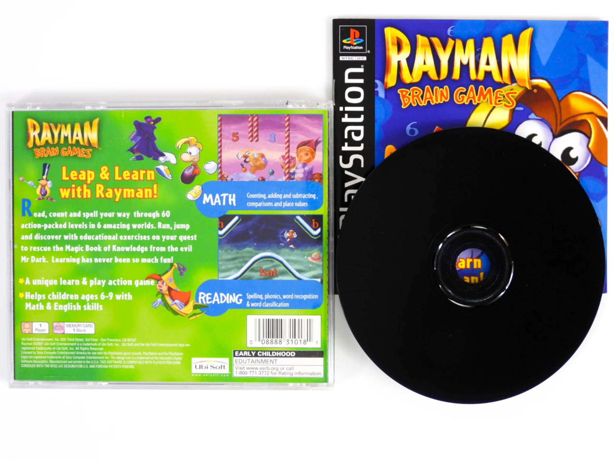 Rayman Brain Games (PlayStation / PS1)