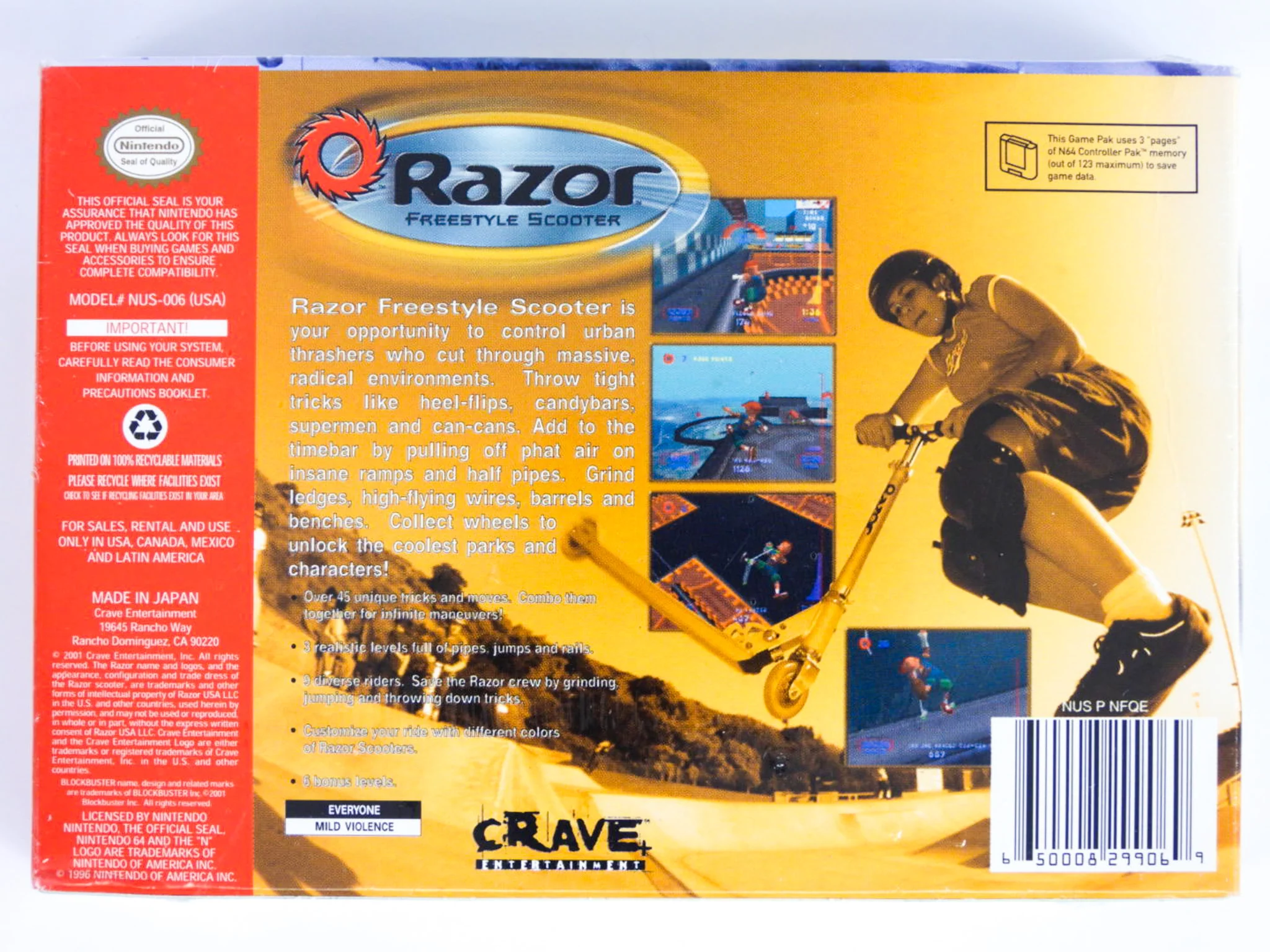 Razor Freestyle Scooter (Nintendo 64 / N64) - Image 2
