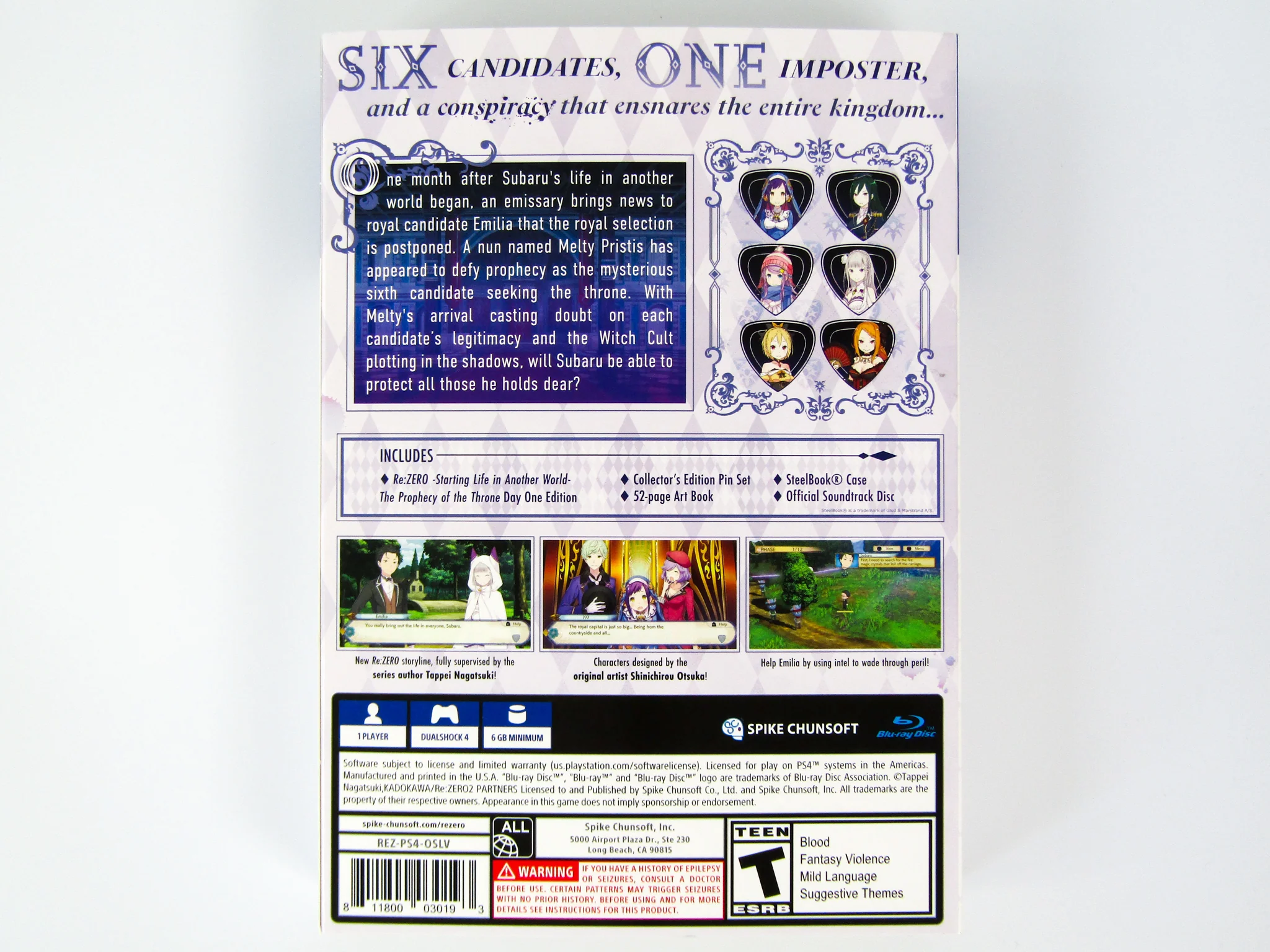 Re:ZERO: The Prophecy Of The Throne [Collector's Edition] (PlayStation 4 / PS4) - Image 2