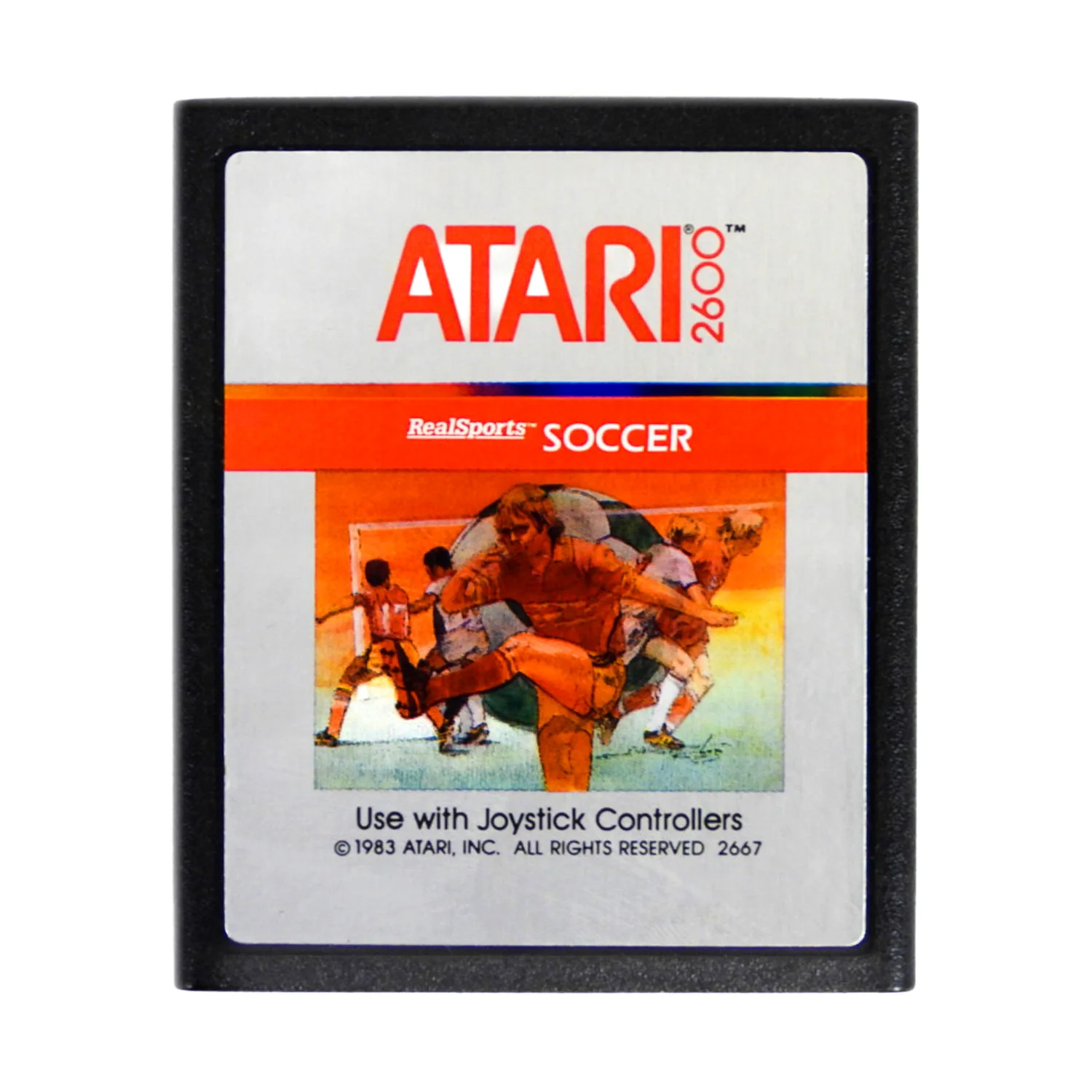 RealSports Soccer [Silver Label] (Atari 2600) - Image 3