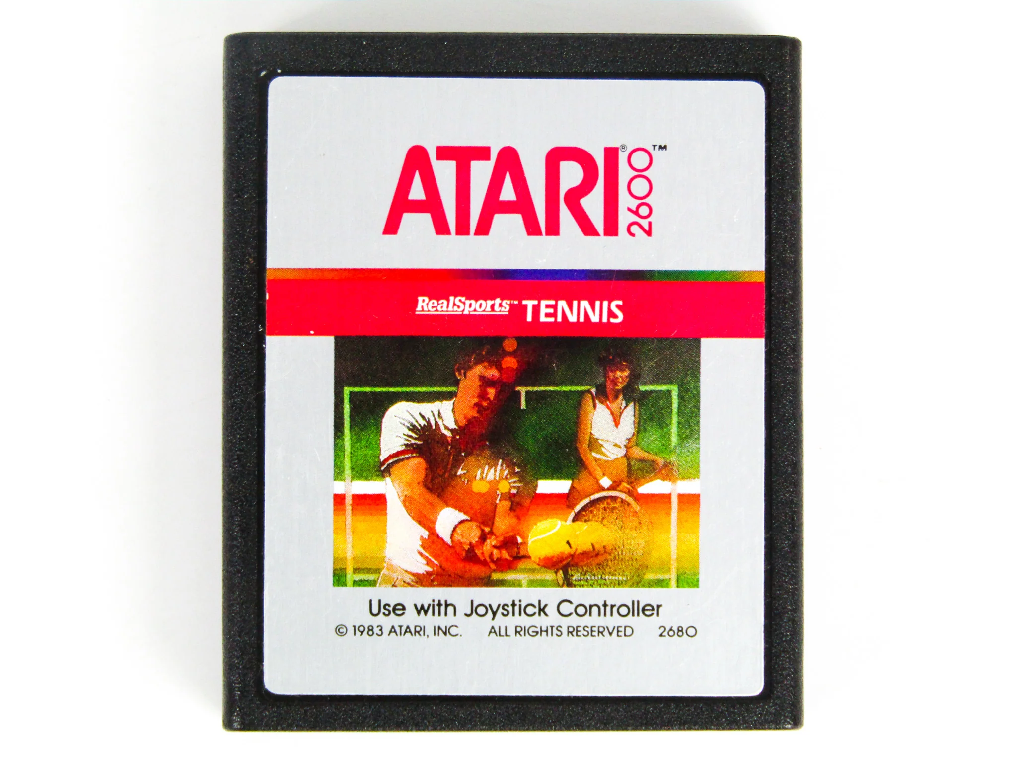 RealSports Tennis [Silver Label] (Atari 2600)
