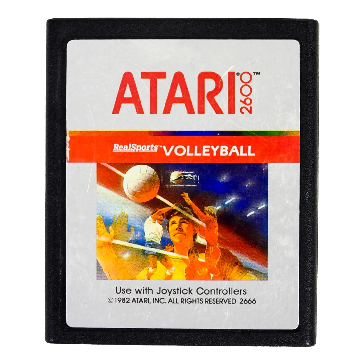 RealSports Volleyball [Silver Label] (Atari 2600) - Image 3