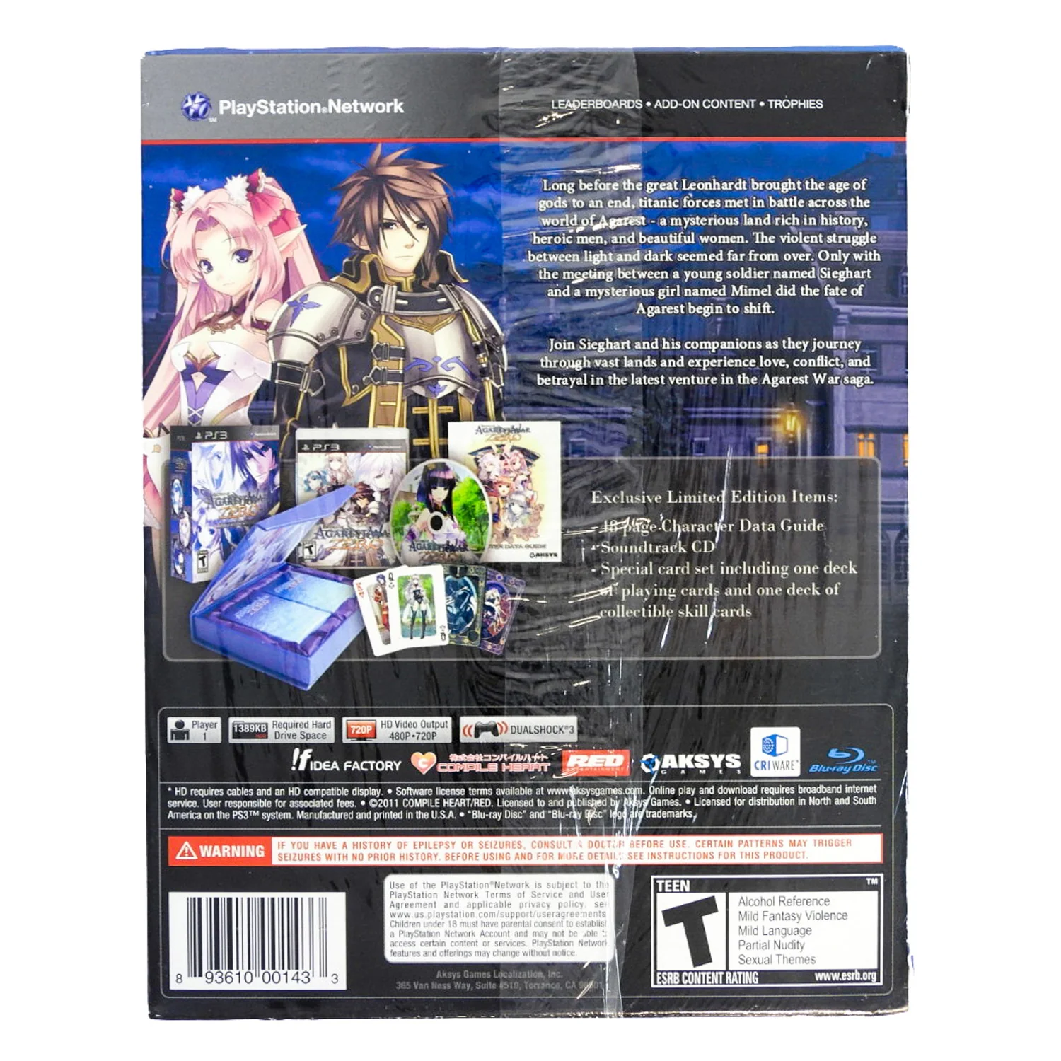 Record of Agarest War Zero [Limited Edition] (PlayStation 3 / PS3) - Image 2