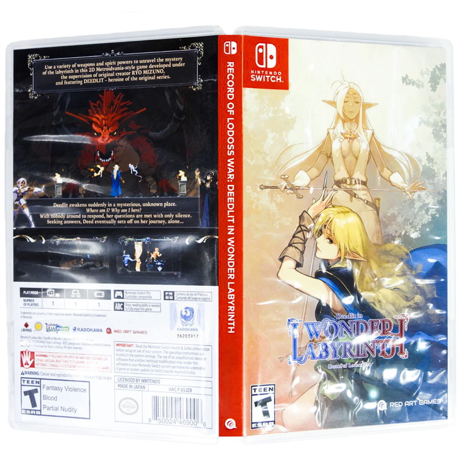 Record of Lodoss War: Deedlit in Wonder Labyrinth (Nintendo Switch) - Image 3
