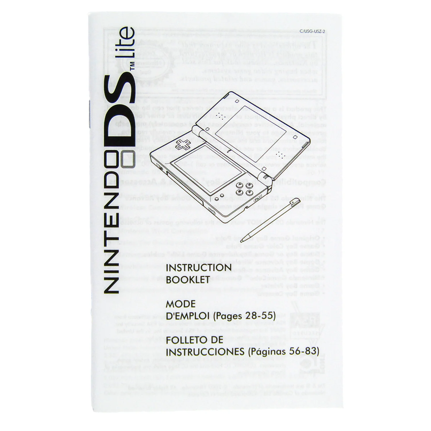 Nintendo DS Lite System Red Crimson and Black - Image 19