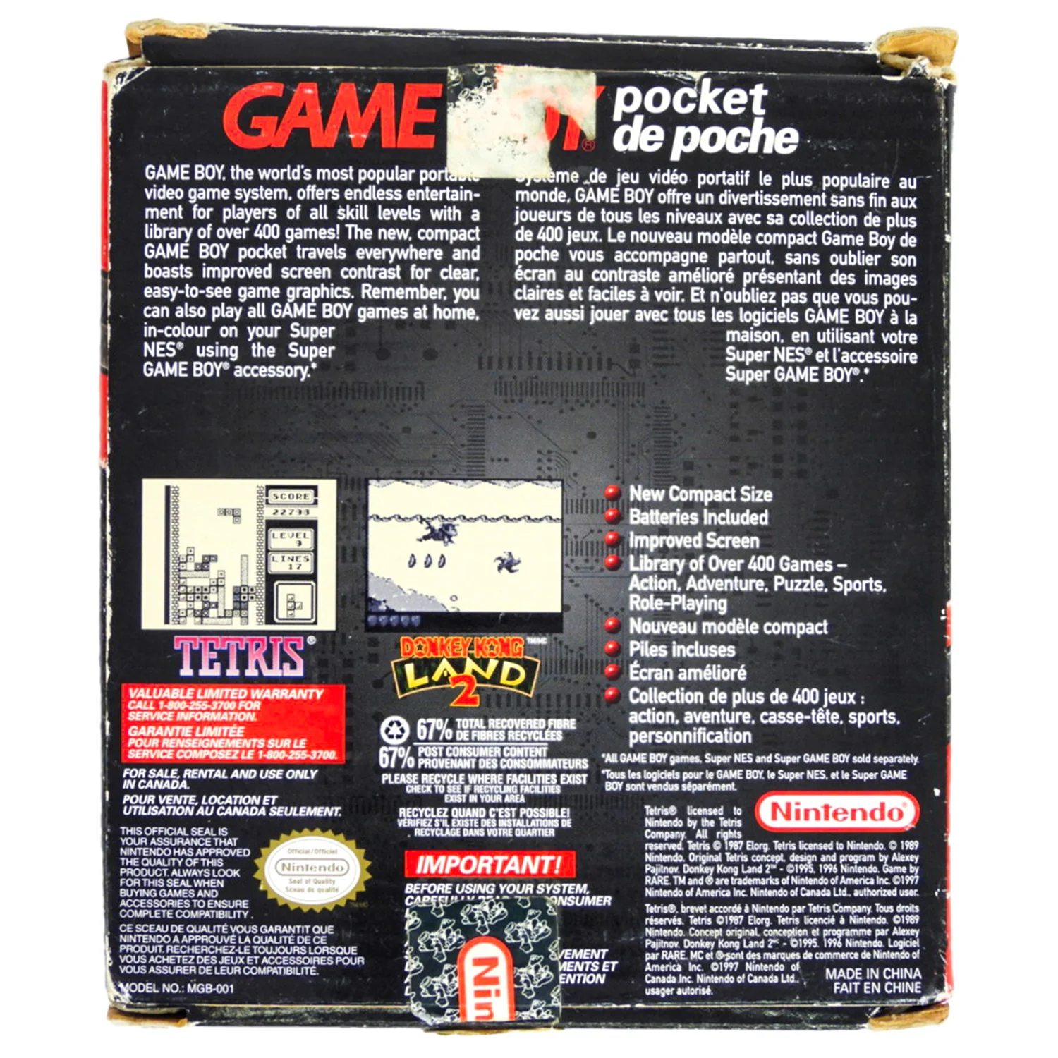 Nintendo Game Boy Pocket System Red - Image 2