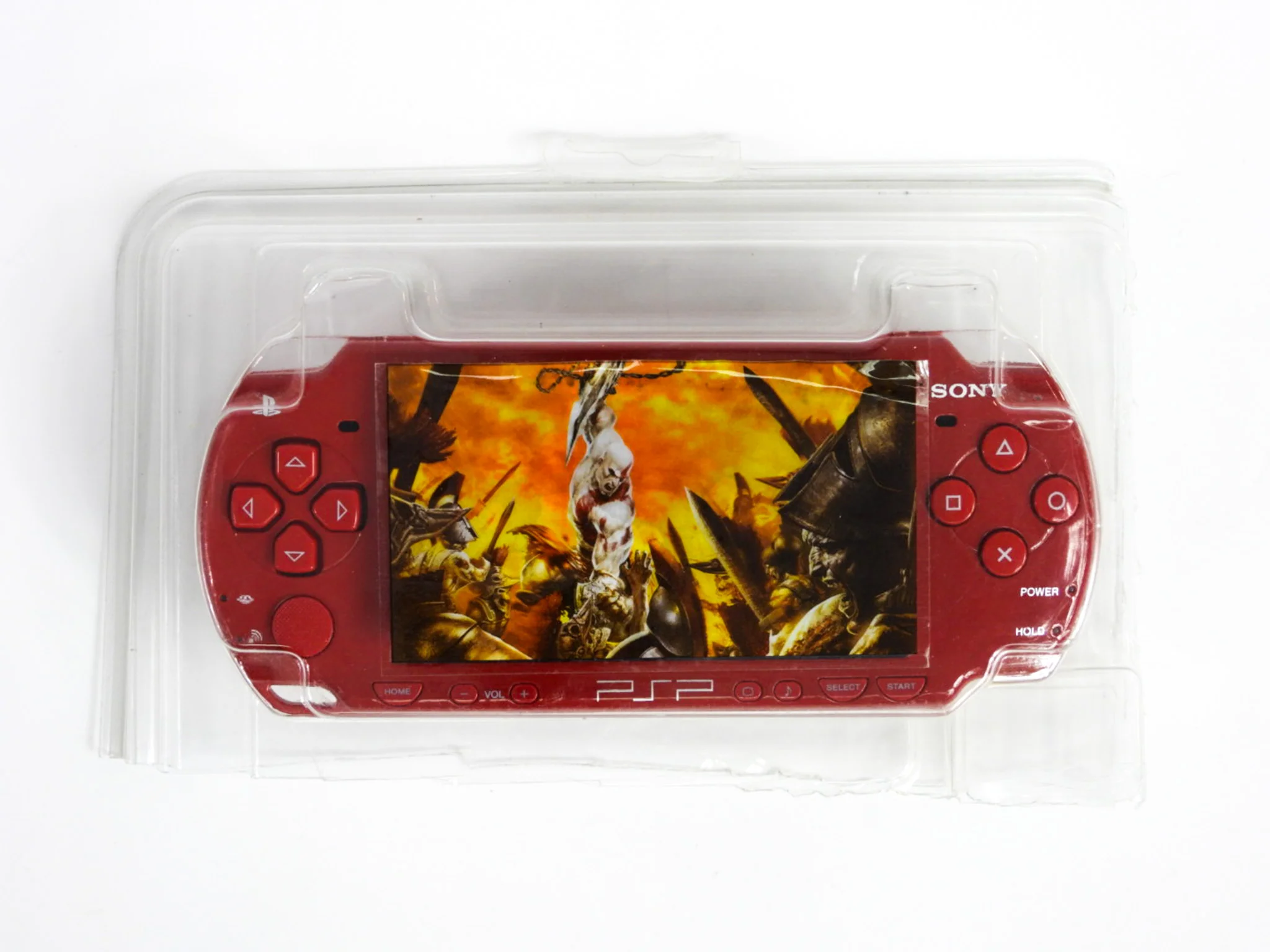 PlayStation Portable System [PSP-2000] [God Of War Edition] Red (PSP) - Image 4