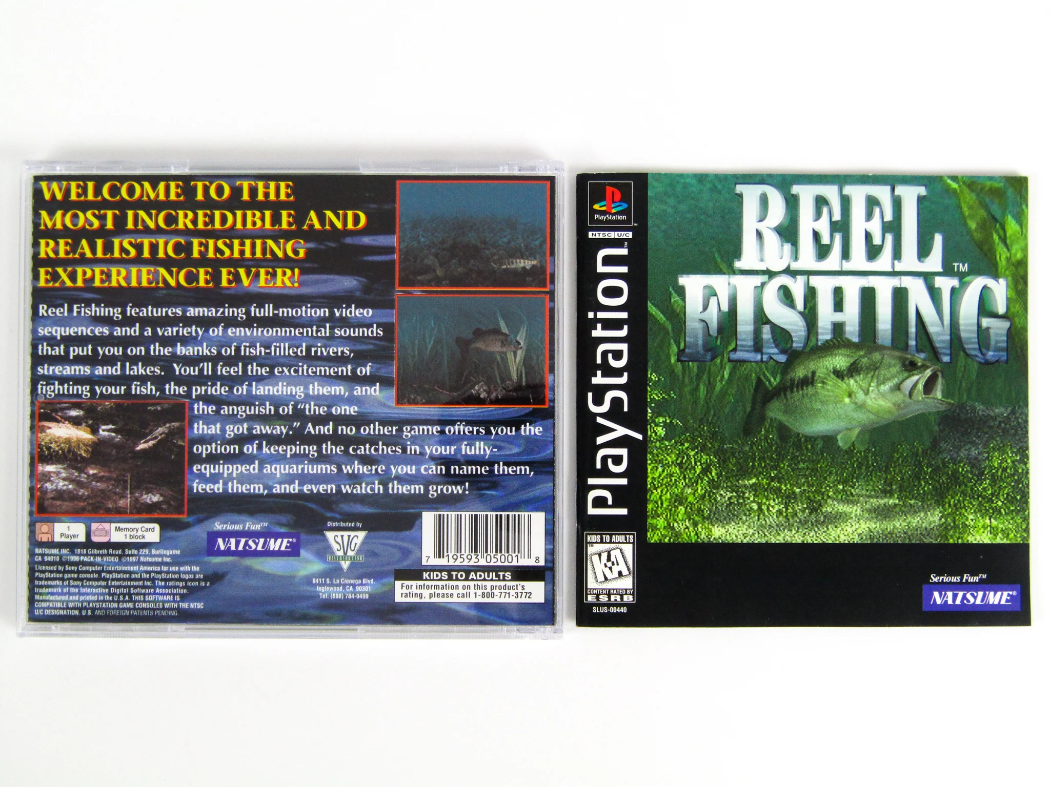 Reel Fishing (PlayStation / PS1) - Image 2