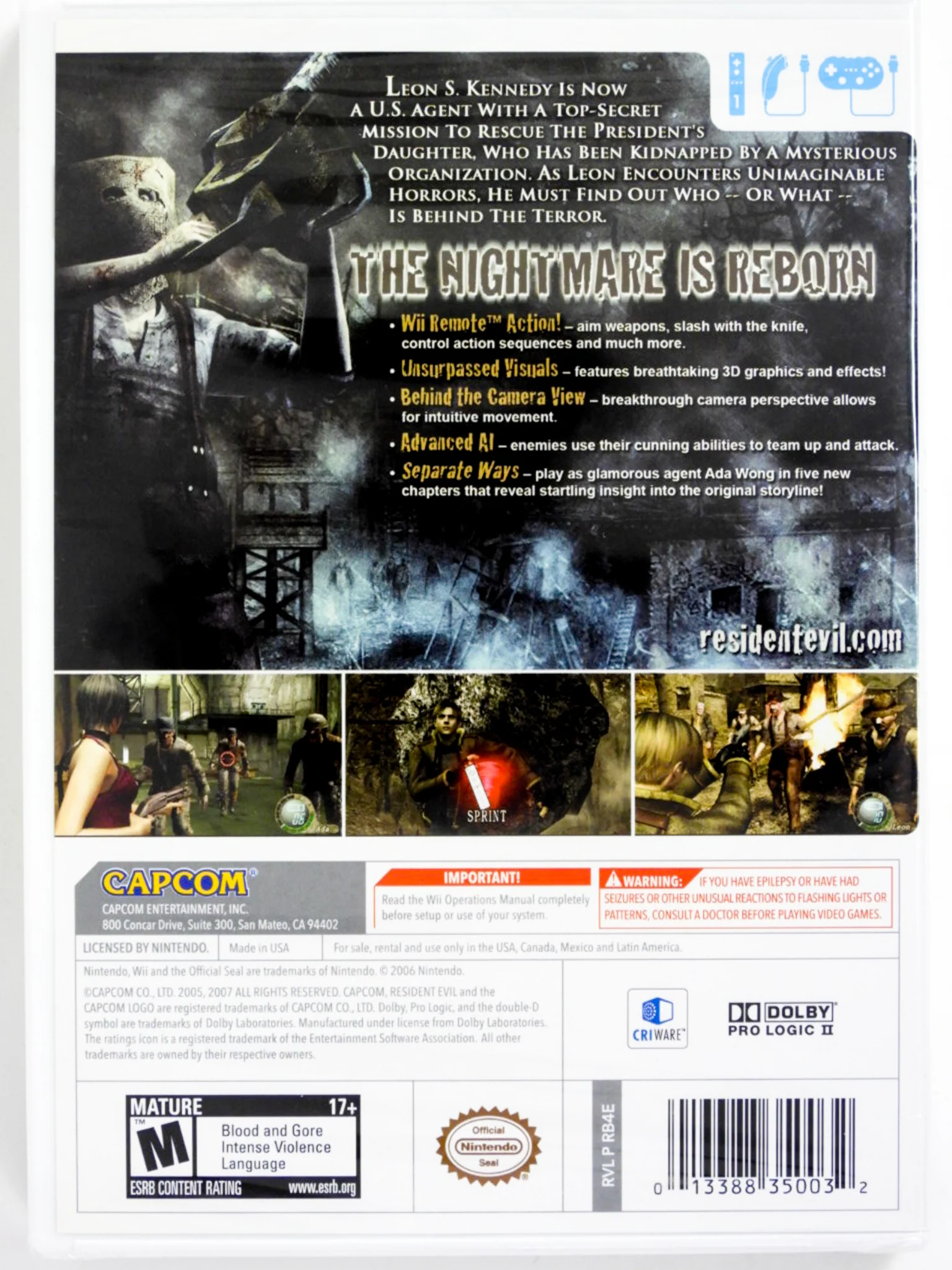 Resident Evil 4 (Nintendo Wii) - Image 2