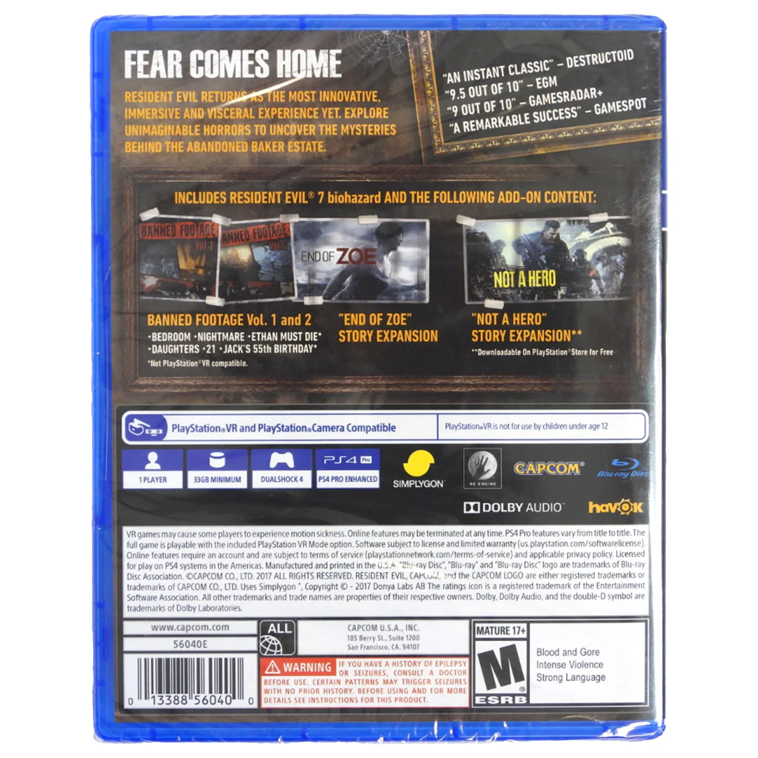 Resident Evil 7 Biohazard [Gold Edition] (PlayStation 4 / PS4) - Image 2