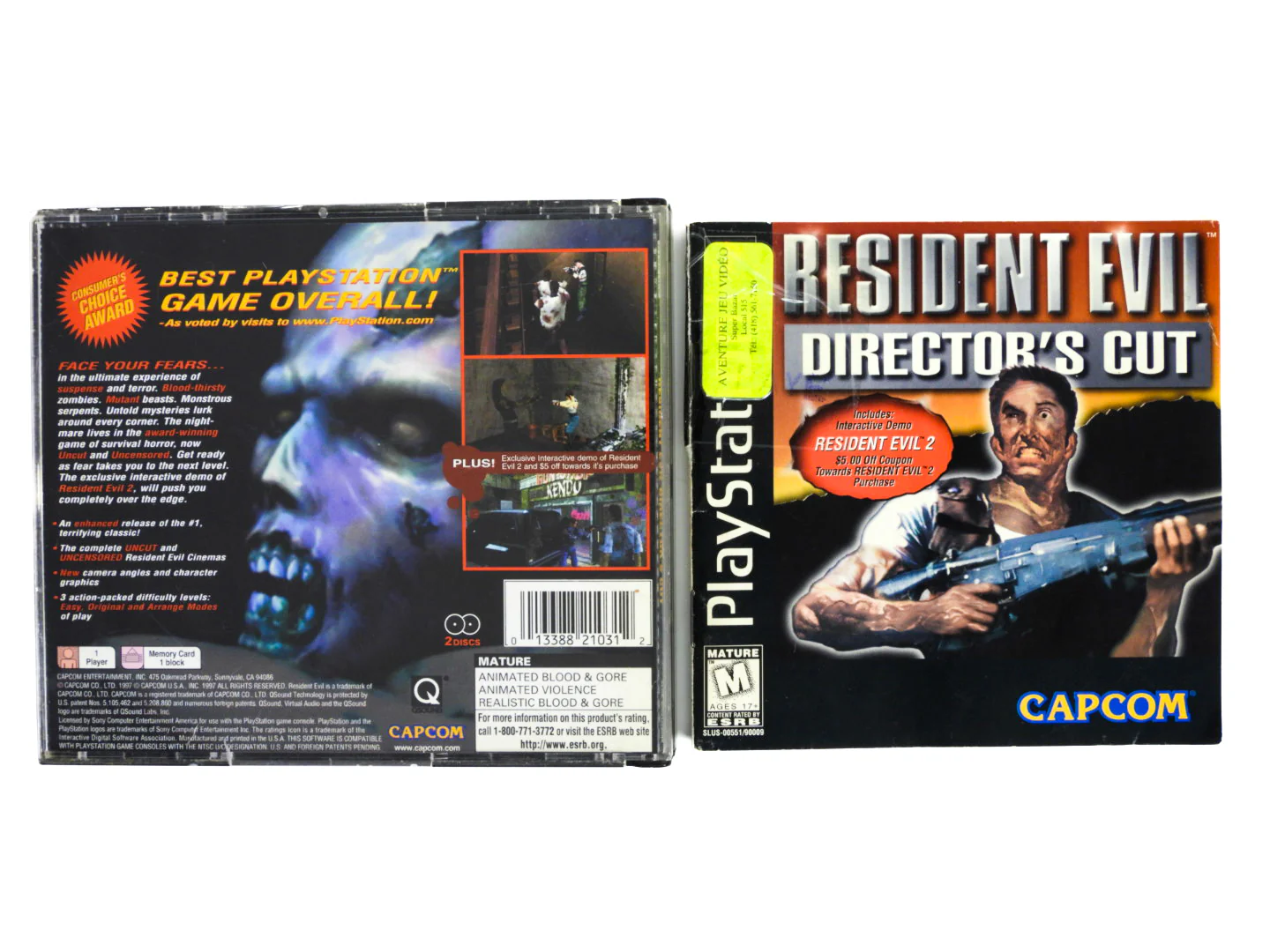 Resident Evil [Director's Cut] [2 Disc] (PlayStation / PS1) - Image 4