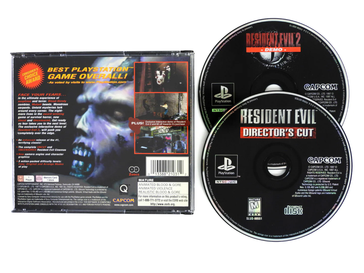 Resident Evil [Director's Cut] [2 Disc] (PlayStation / PS1) - Image 8
