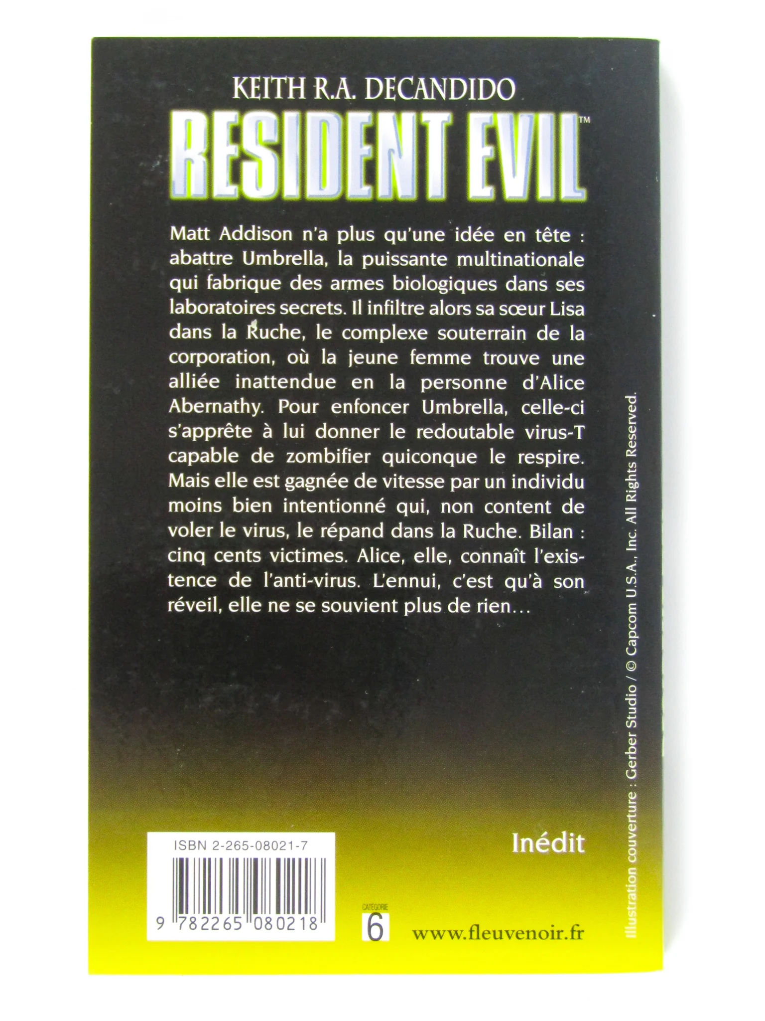 Resident Evil - Genesis - Tome 8 [French Version] (Books) - Image 2