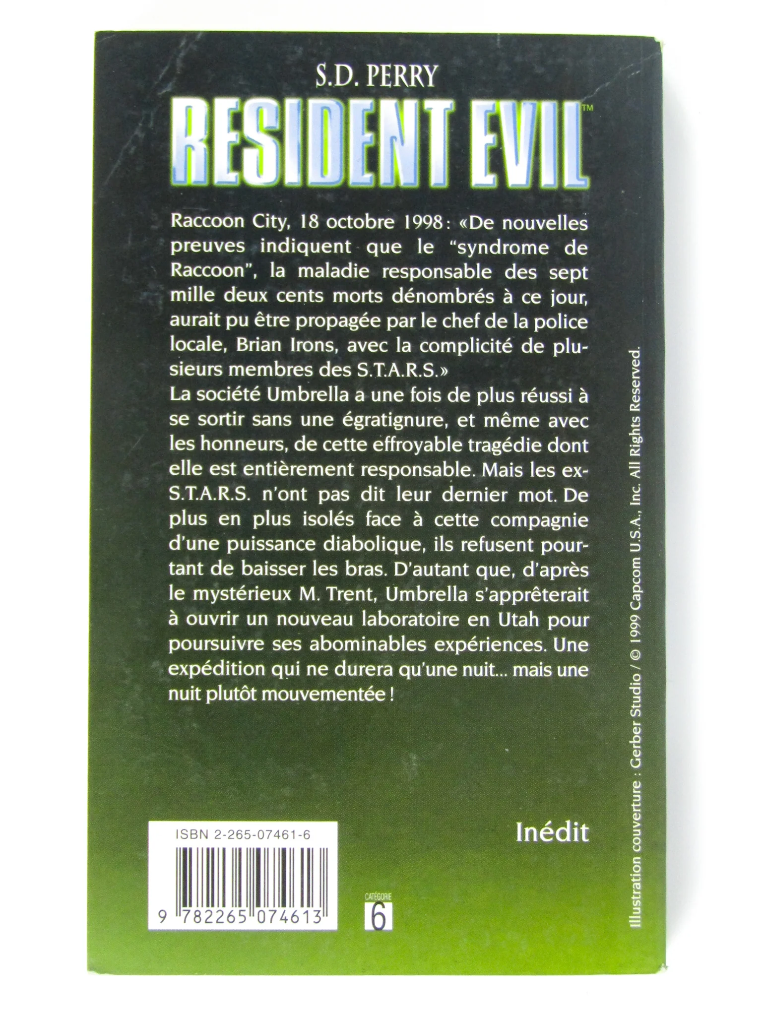 Resident Evil - Zero Hour - Tome 7 [French Version] (Books) - Image 2