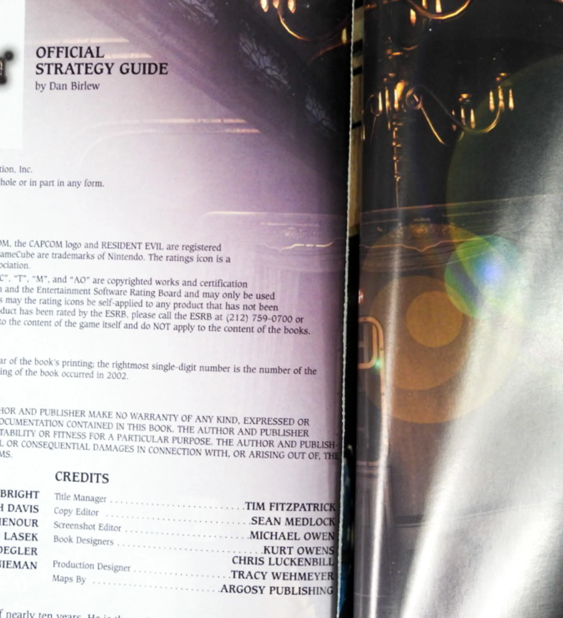 Resident Evil Zero Official Strategy Guide [BradyGames] (Game Guide) - Image 3