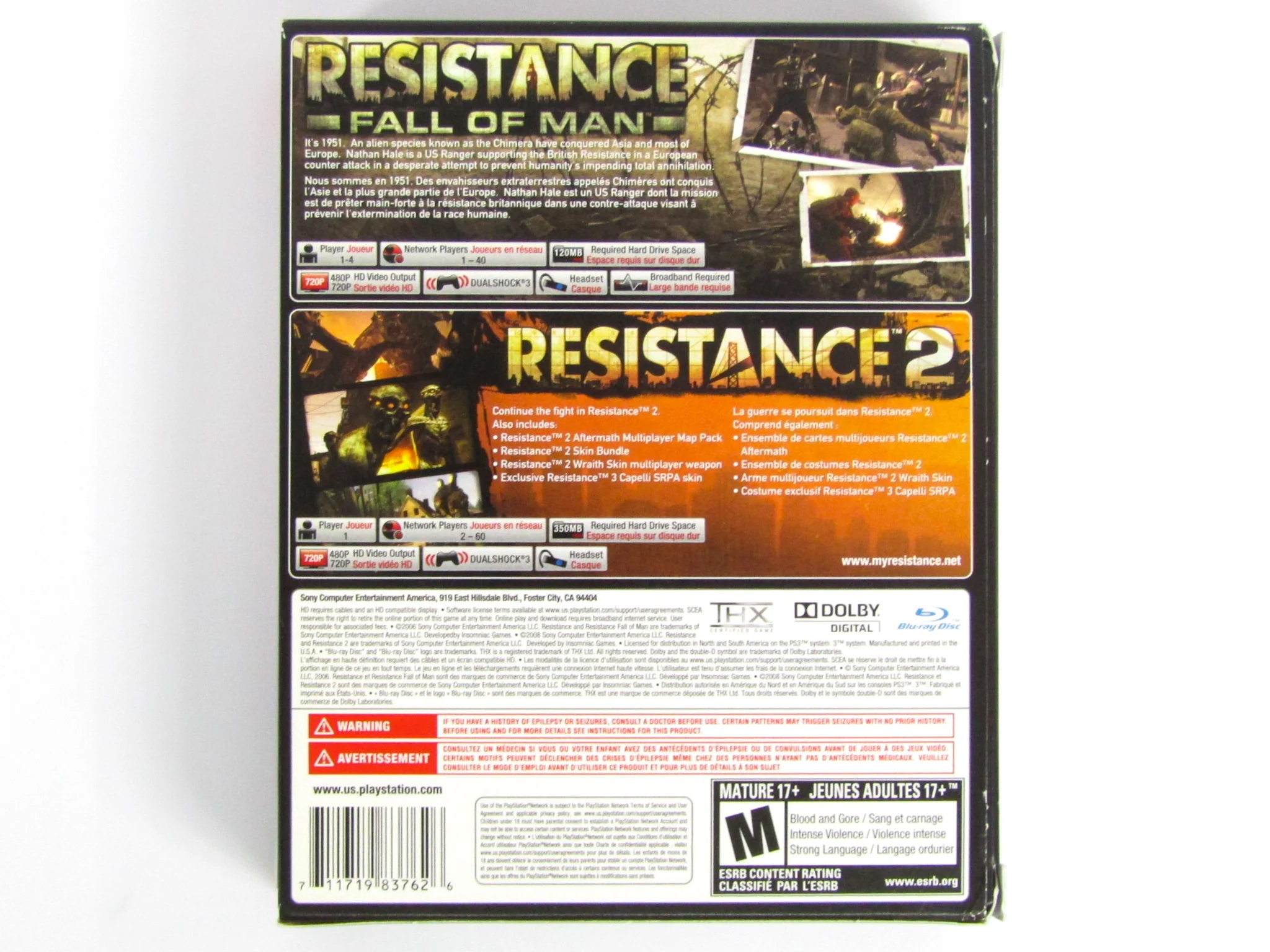Resistance [Greatest Hits Dual Pack] (PlayStation 3 / PS3) - Image 4