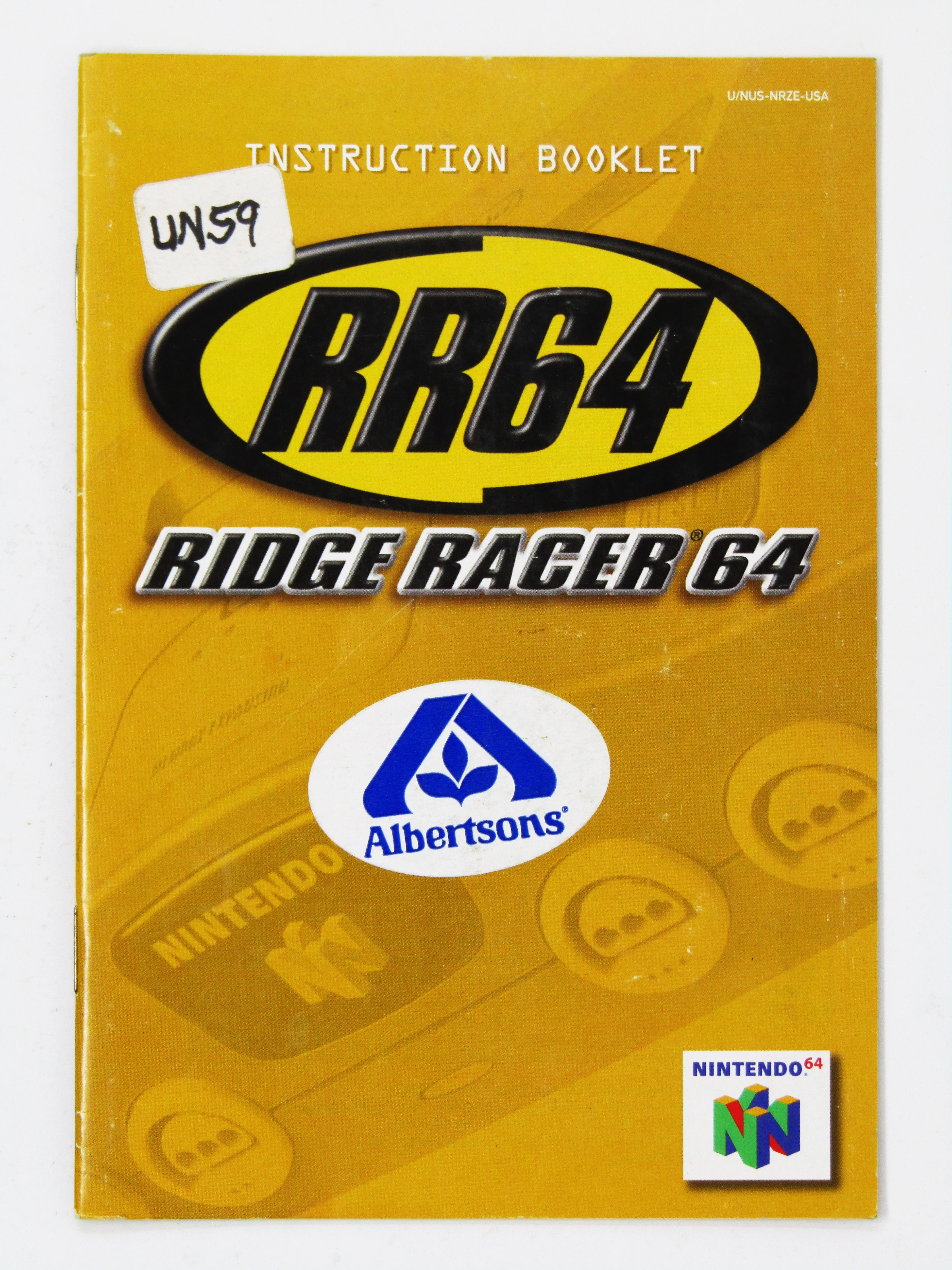 Ridge Racer 64 [Manual] (Nintendo 64 / N64) - Image 3