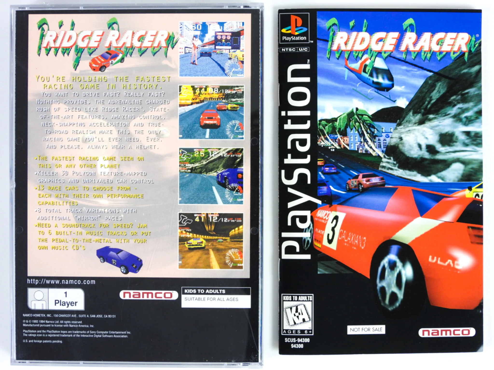 Ridge Racer [Not For Sale] [Long Box] (PlayStation / PS1) - Image 2