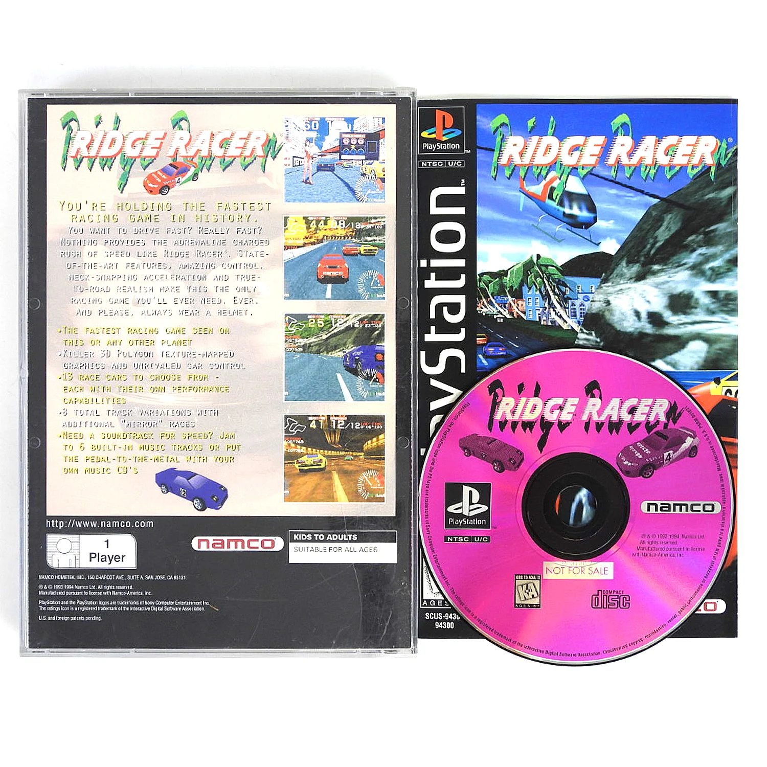 Ridge Racer [Not For Sale] [Long Box] (PlayStation / PS1) - Image 4