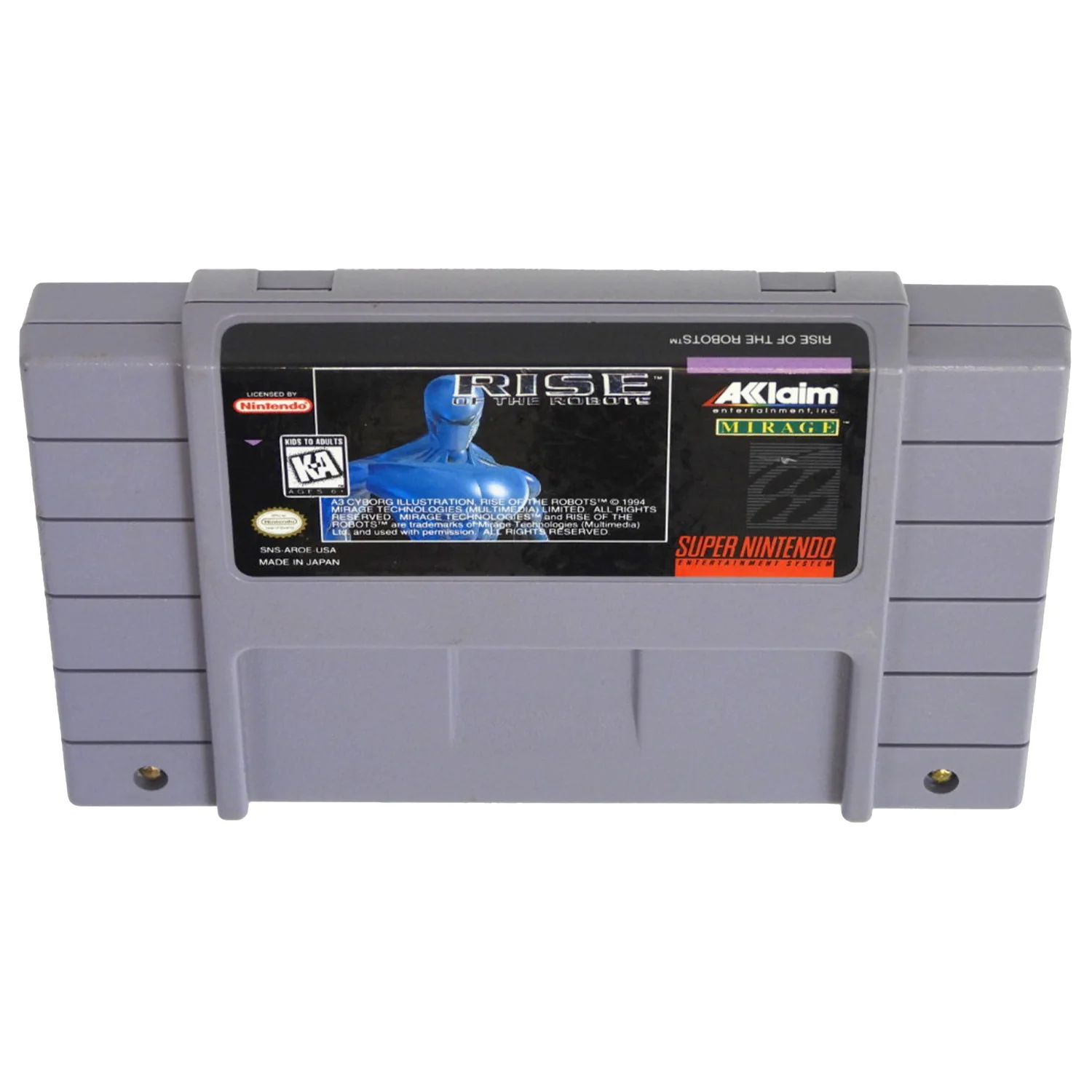 Rise of the Robots (Super Nintendo / SNES) - Image 3