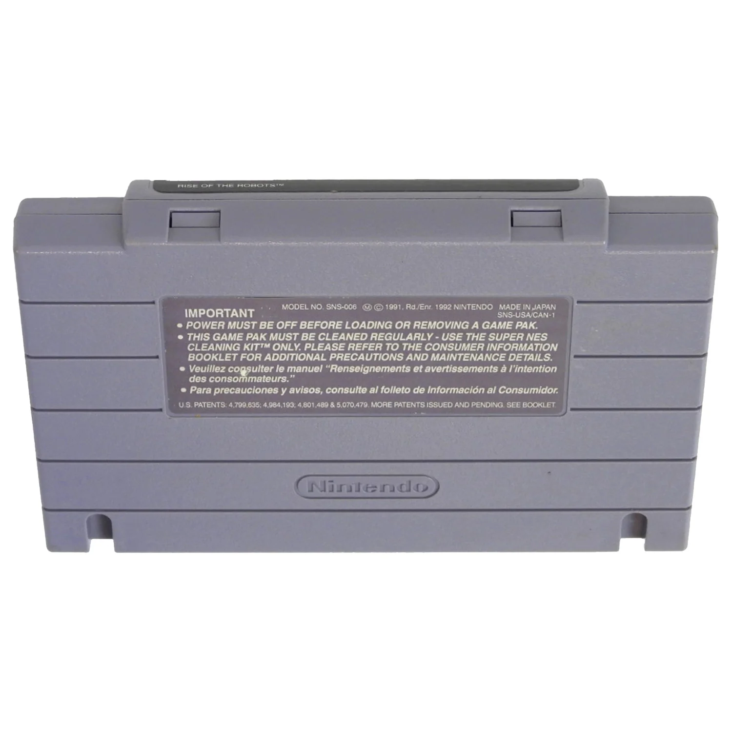 Rise of the Robots (Super Nintendo / SNES) - Image 4